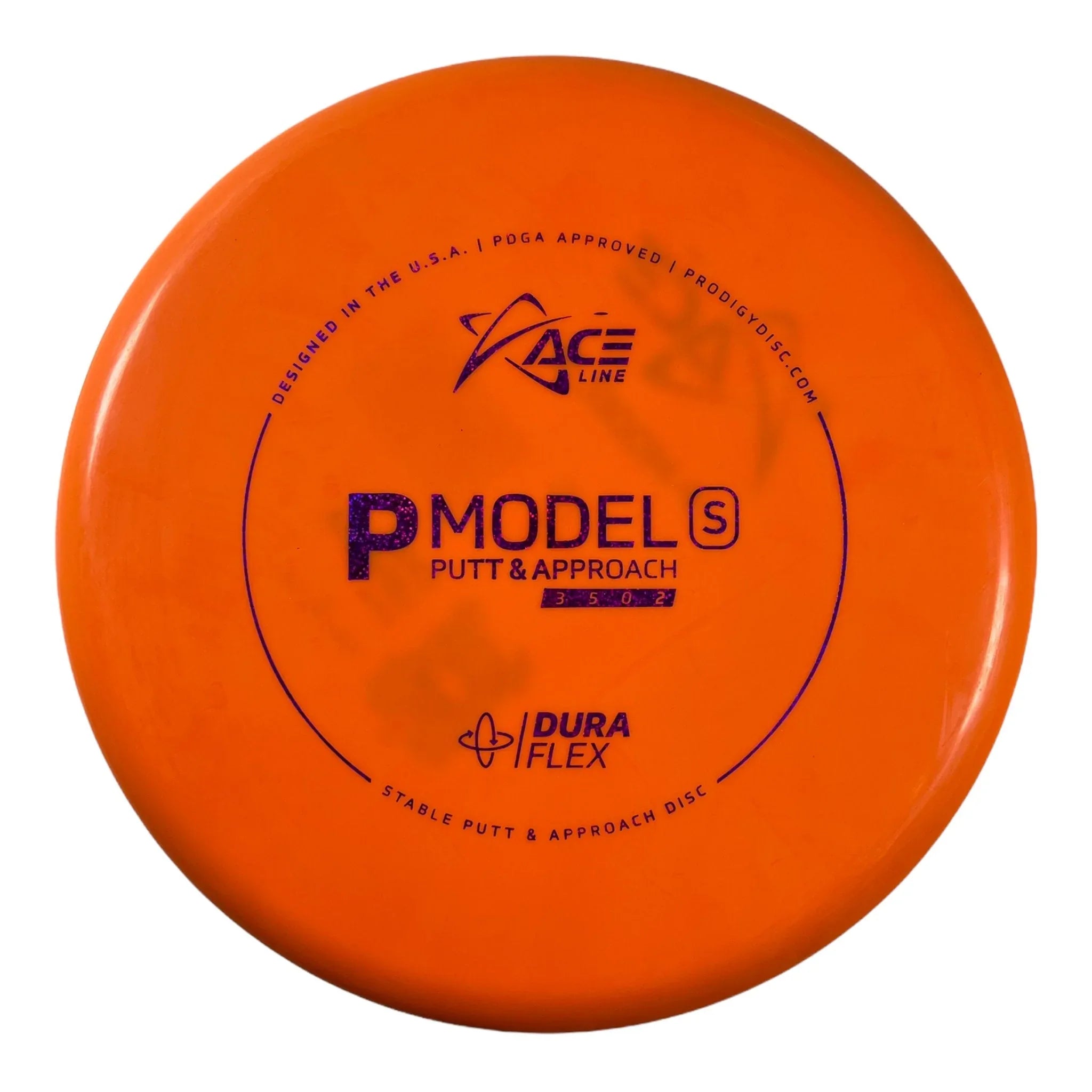 Prodigy Disc P Model S | Dura Flex | Orange/Purple 173 - 174g Disc Golf
