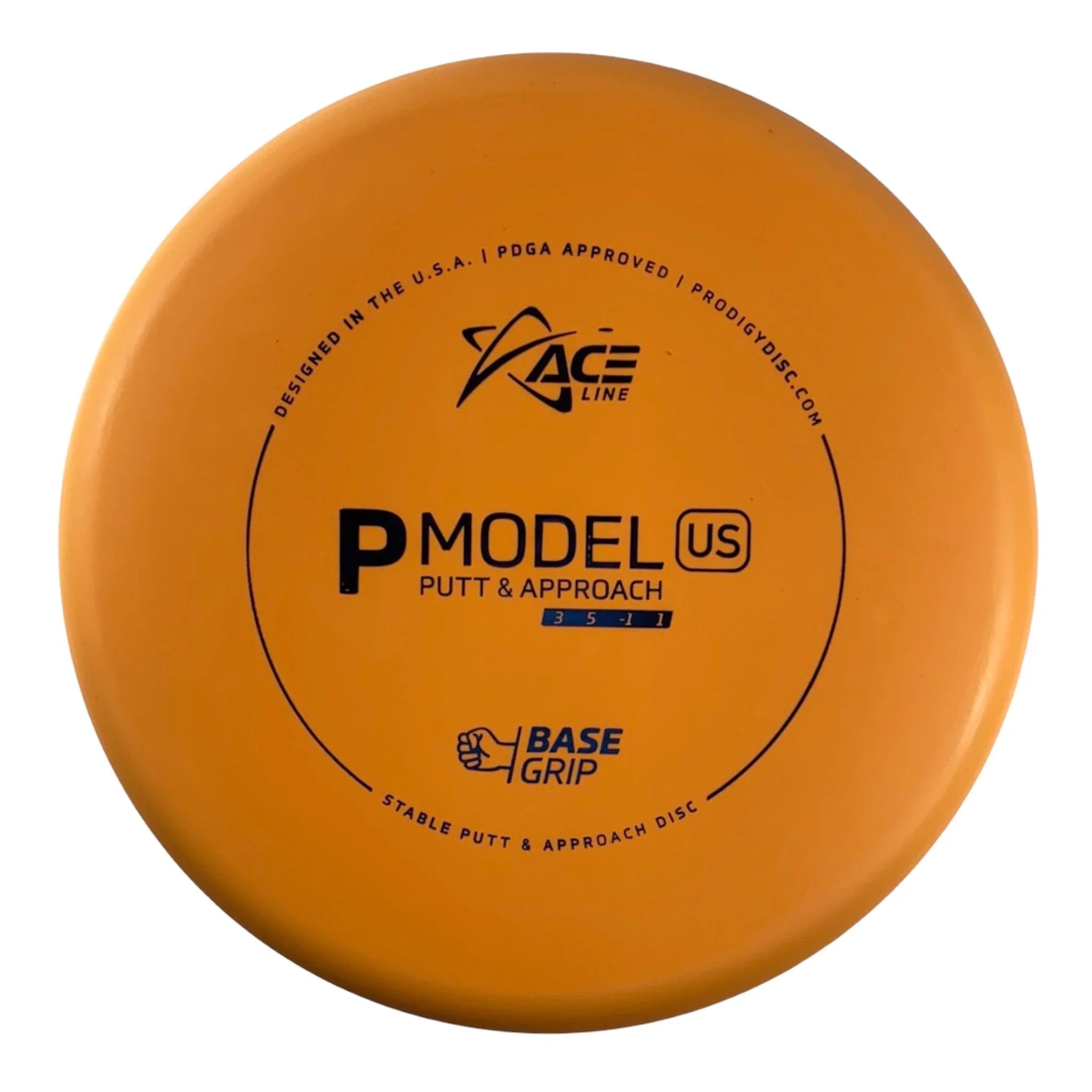 Prodigy Disc P Model US | Base Grip | Orange/Blue 174 - 176g Disc Golf