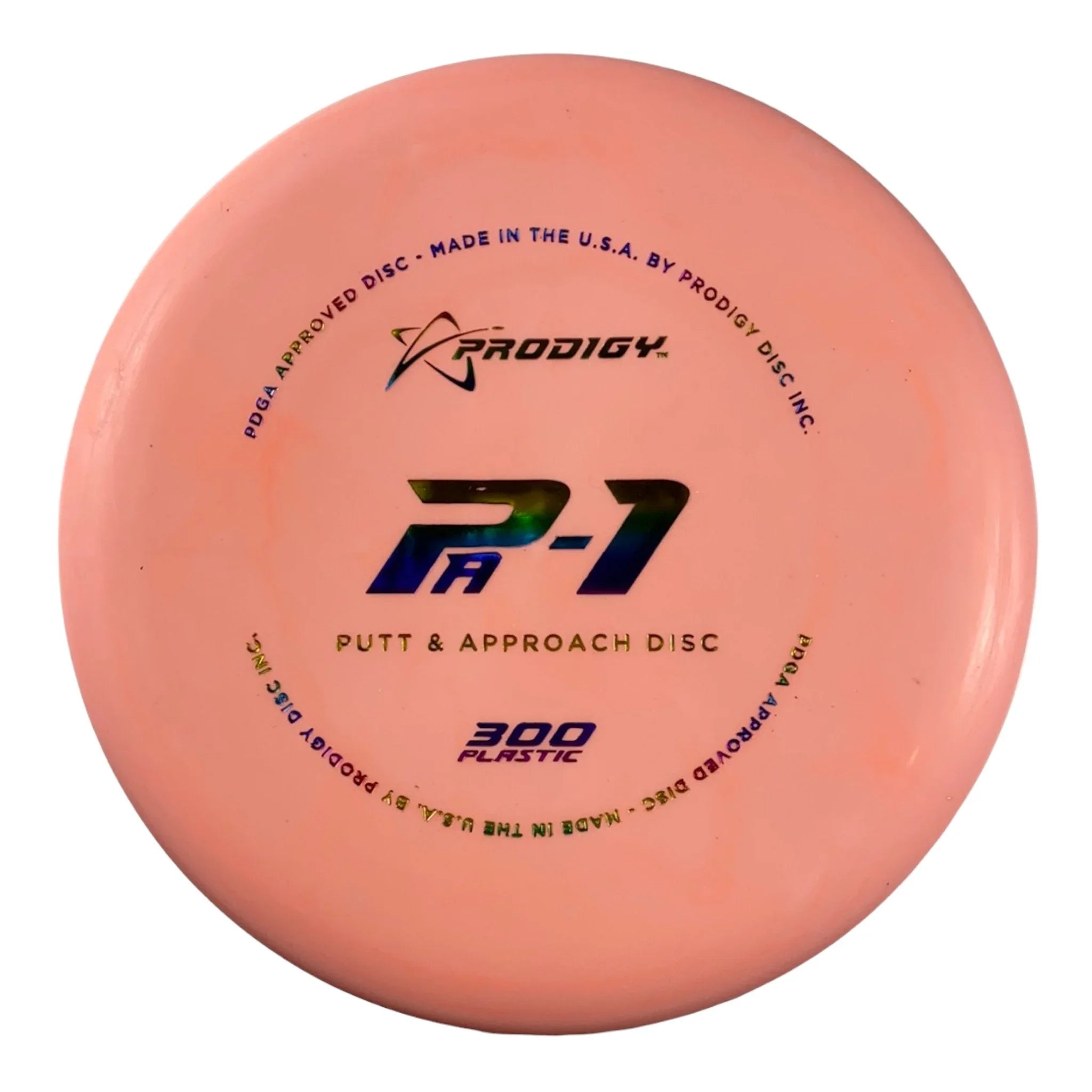 Prodigy Disc PA - 1 | 300 | Peach/Rainbow 157 - 174g Disc Golf