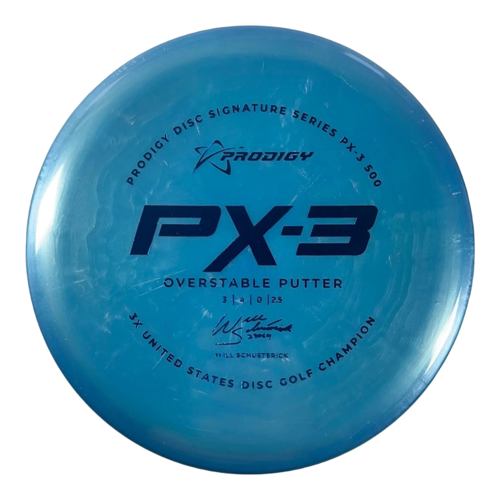Prodigy Disc PX - 3 | 500 | Blue/Blue 176g (Will Schusterick) Disc Golf