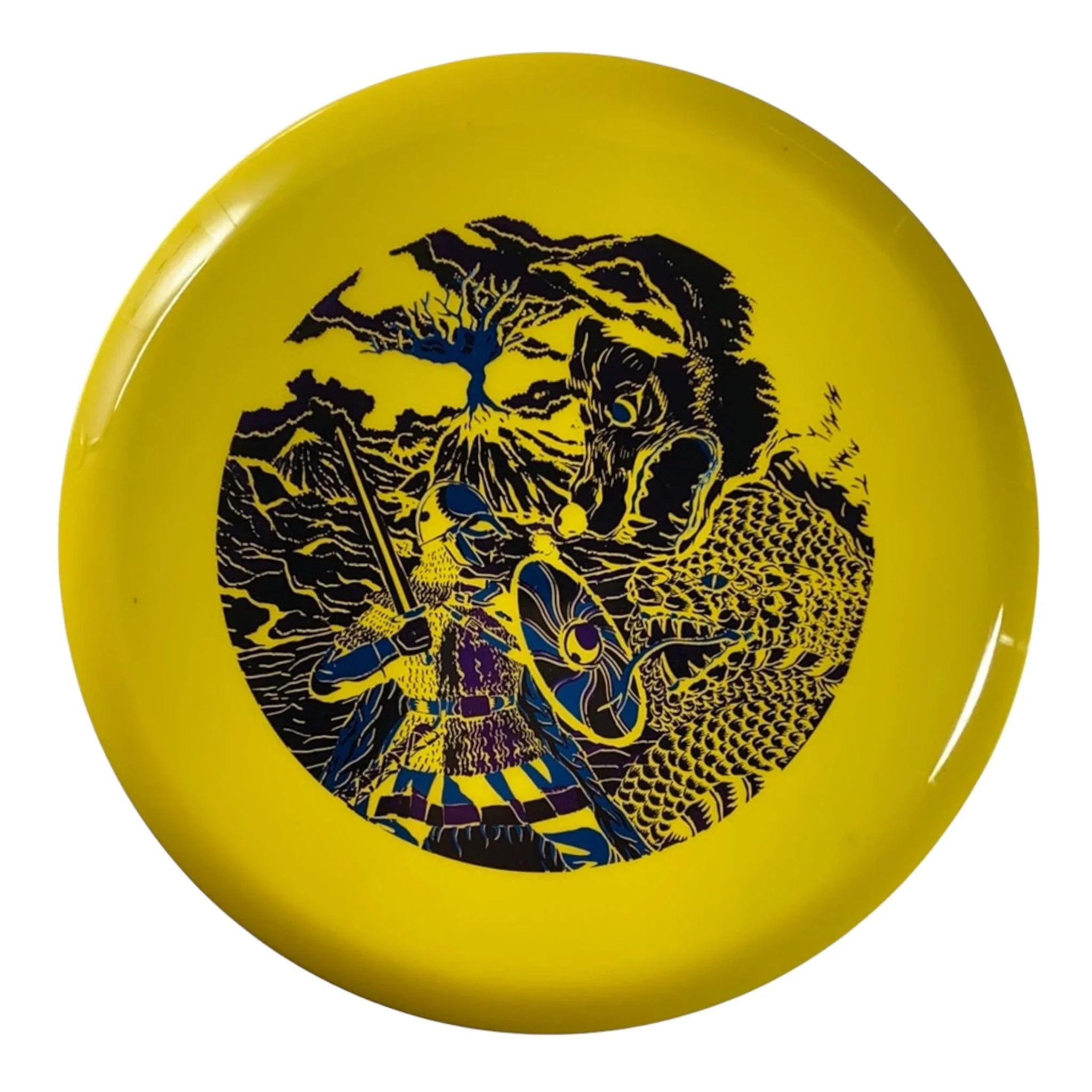 Prodiscus Stari | Ultrium | Yellow/Purple 173 - 174g (Infinite Discs Warrior Stamp) Disc Golf