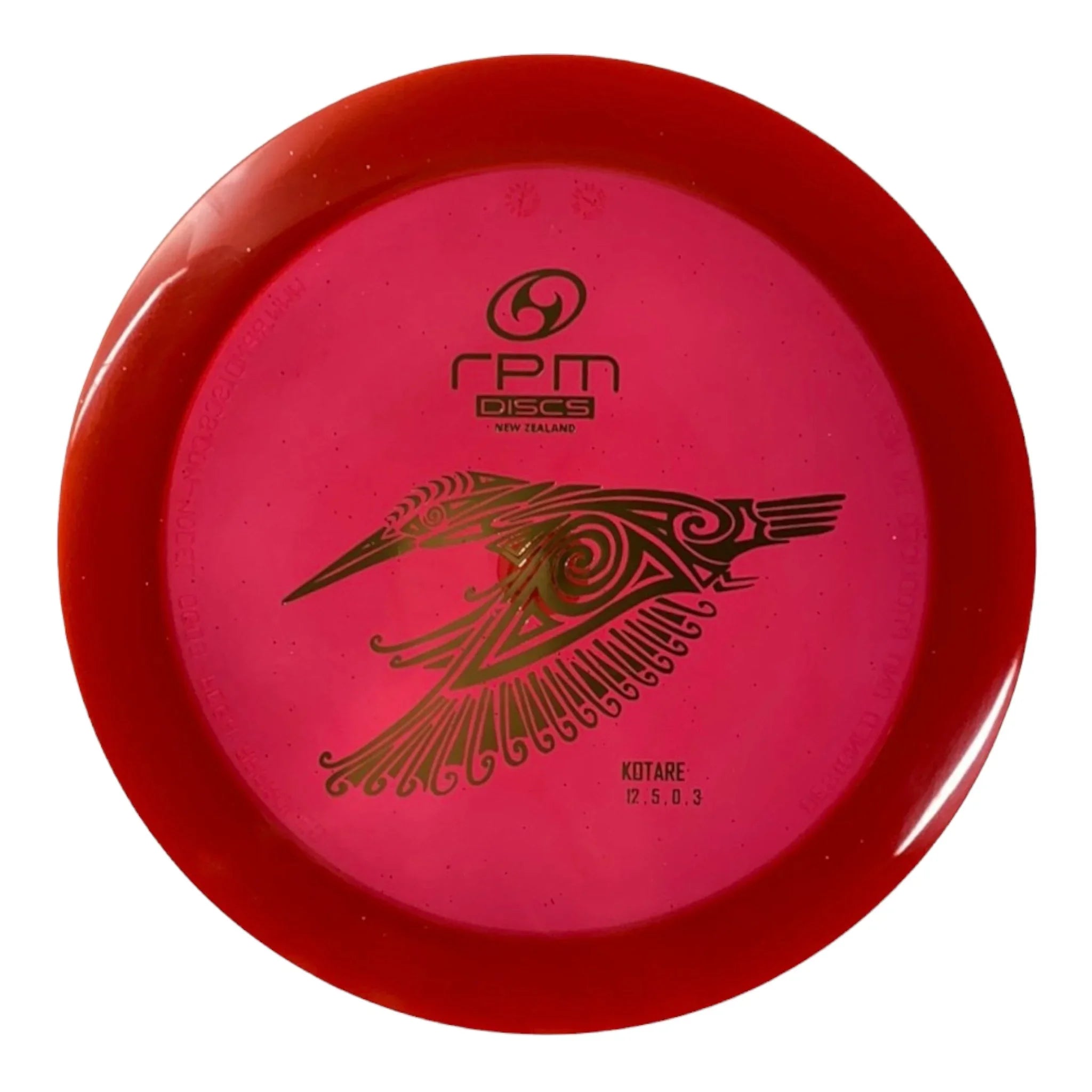 RPM Discs Kotare | Cosmic | Red/Gold 175g Disc Golf