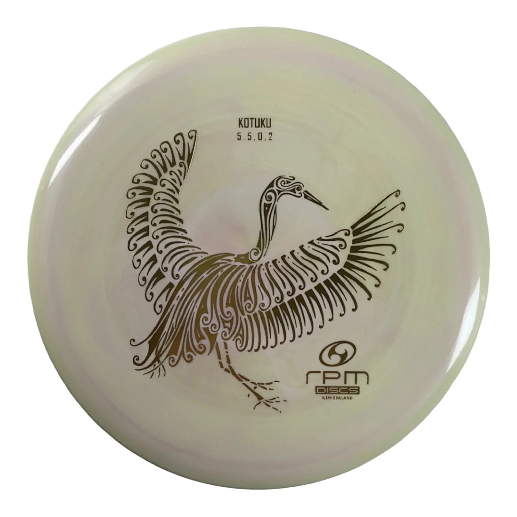 RPM Discs Kotuku | Atomic | White/Gold 176 - 177g Disc Golf