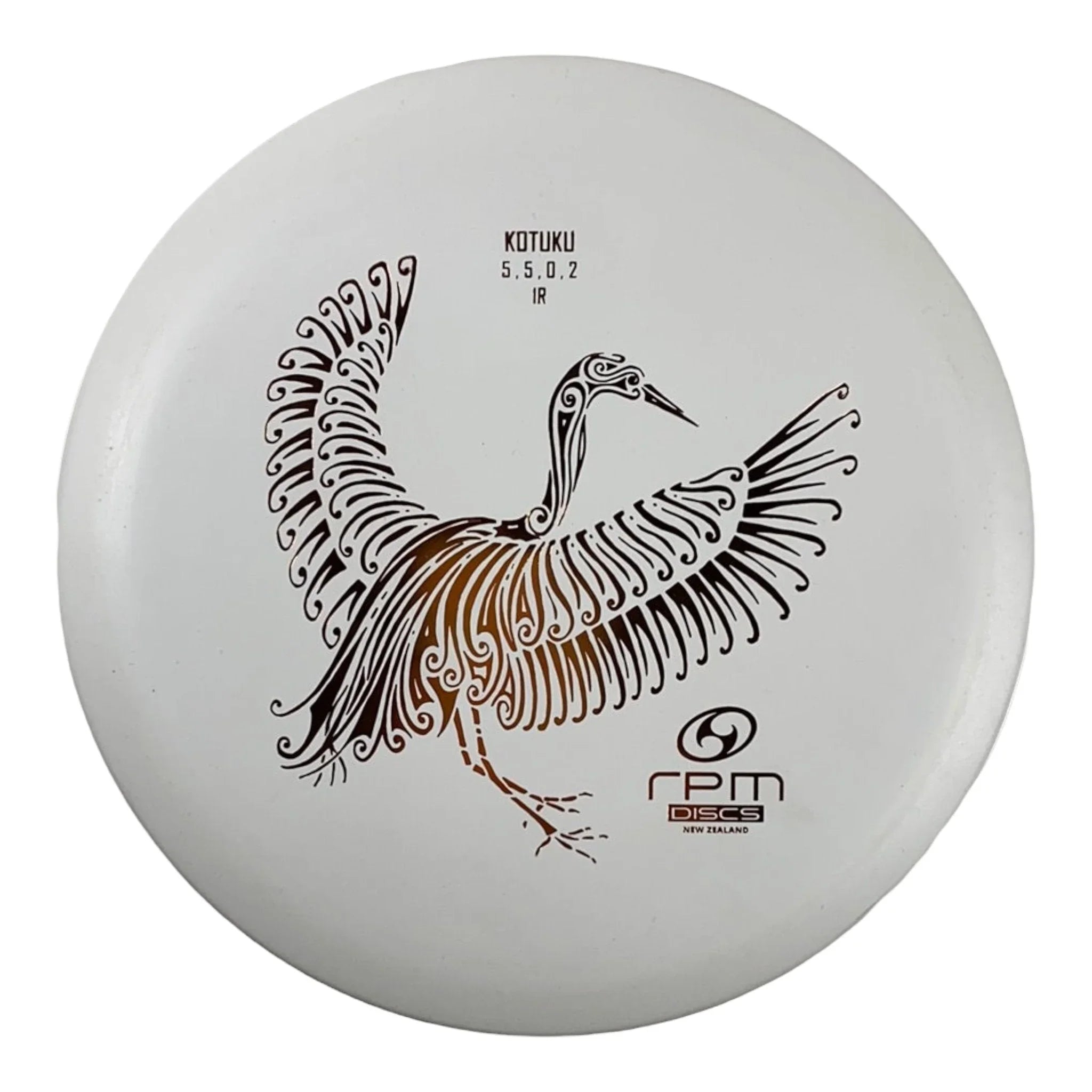 RPM Discs Kotuku | Strata | White/Bronze 168g Disc Golf