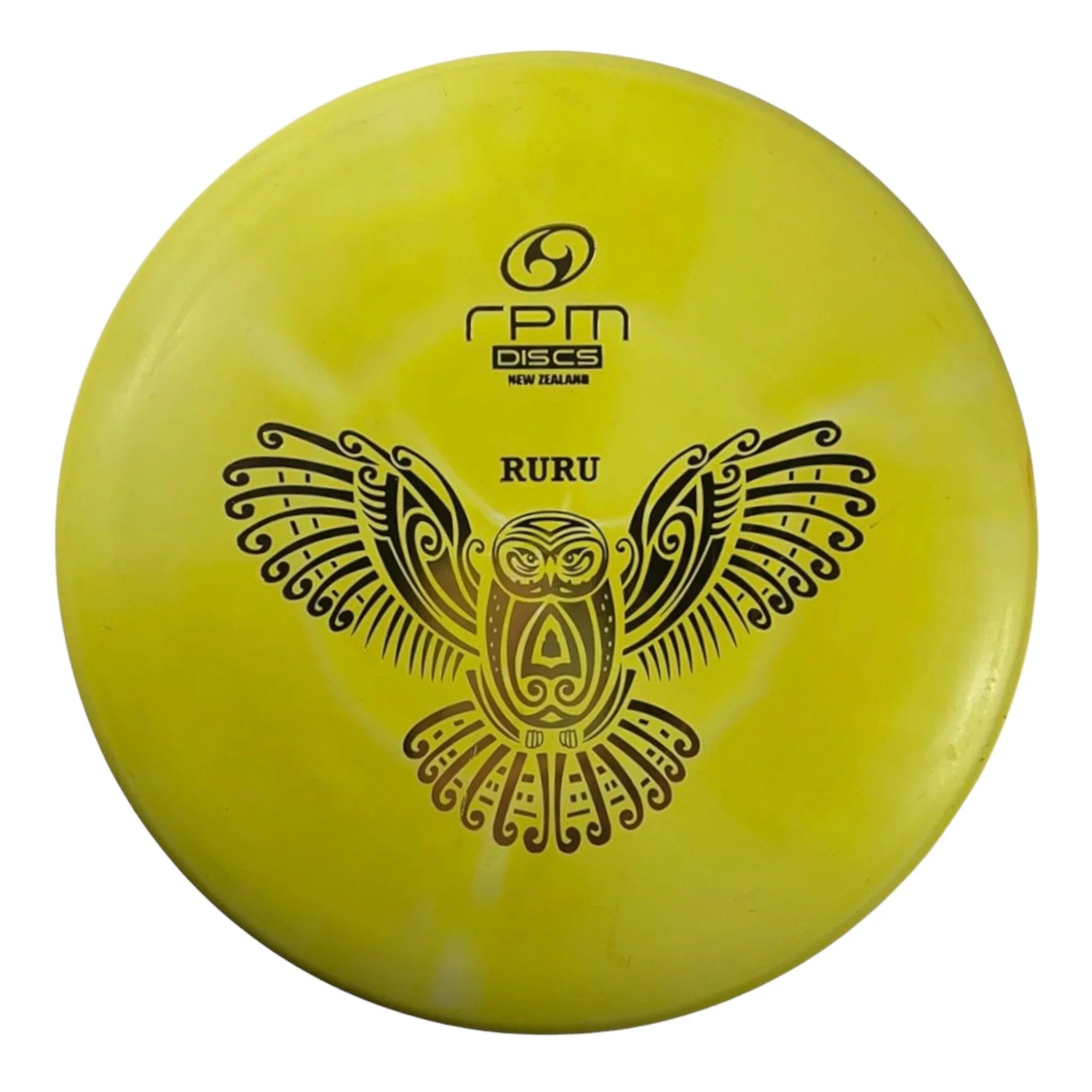 RPM Discs Ruru | Strata | Yellow/Gold 165g Disc Golf