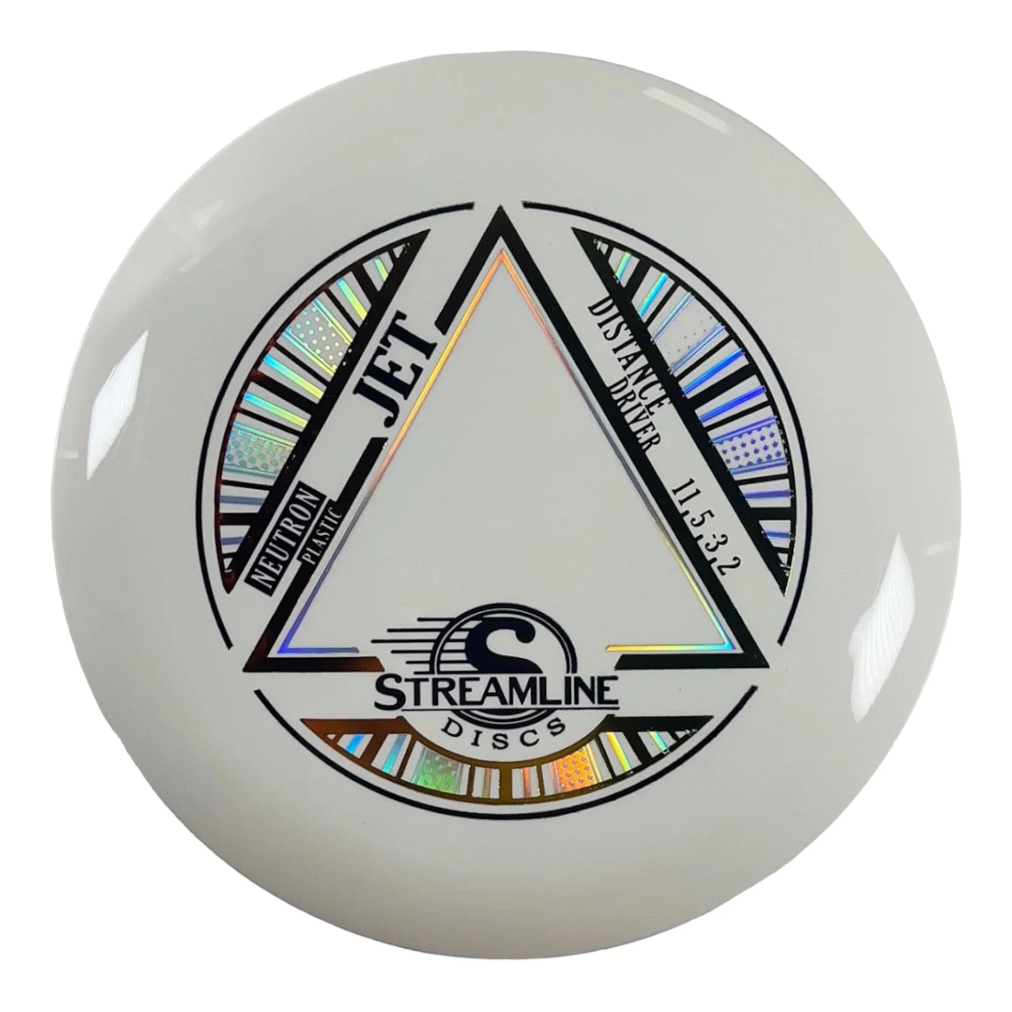 Streamline Discs Jet | Neutron | White/Orange 175g Disc Golf