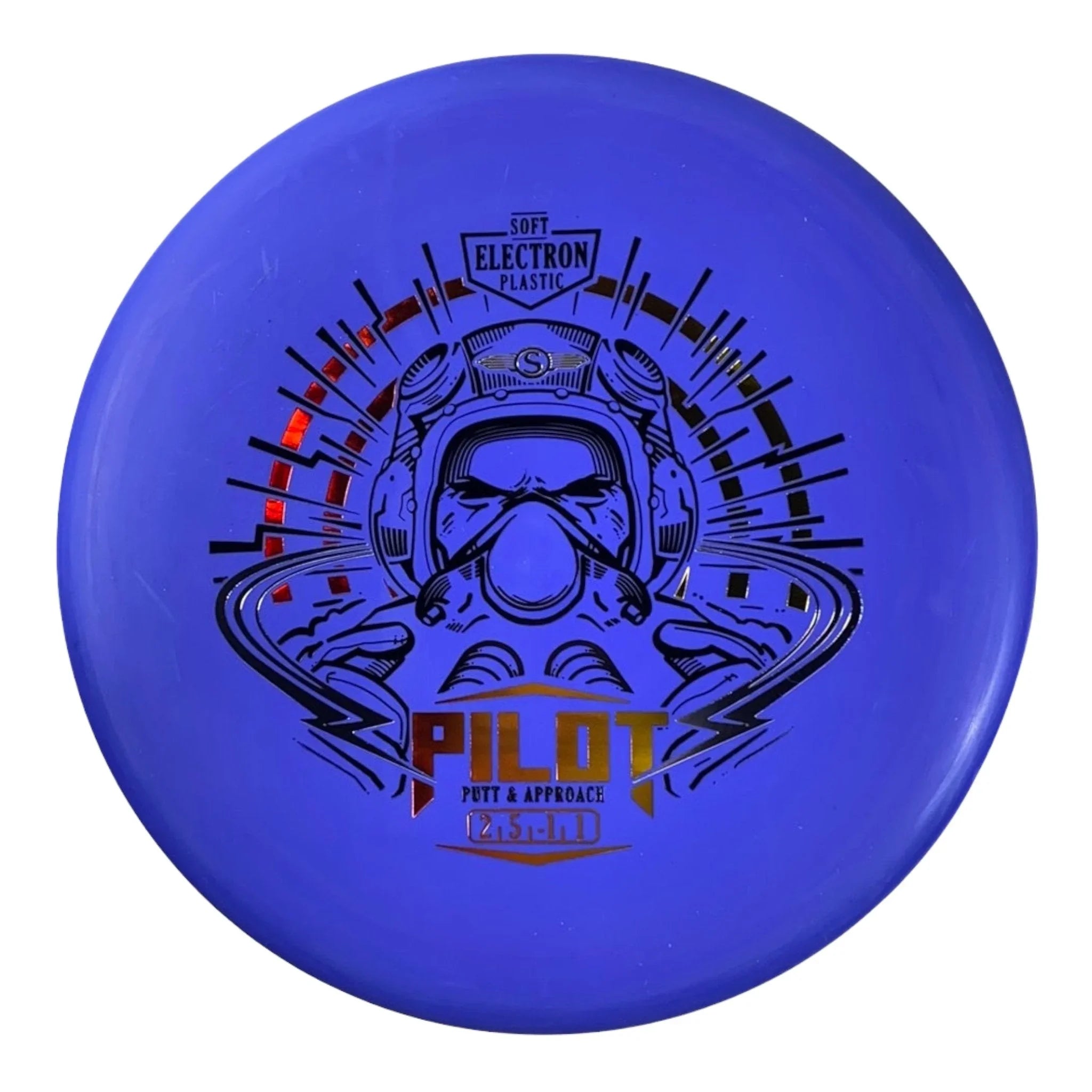 Streamline Discs Pilot | Soft Electron | Blue/Gold 168g Disc Golf