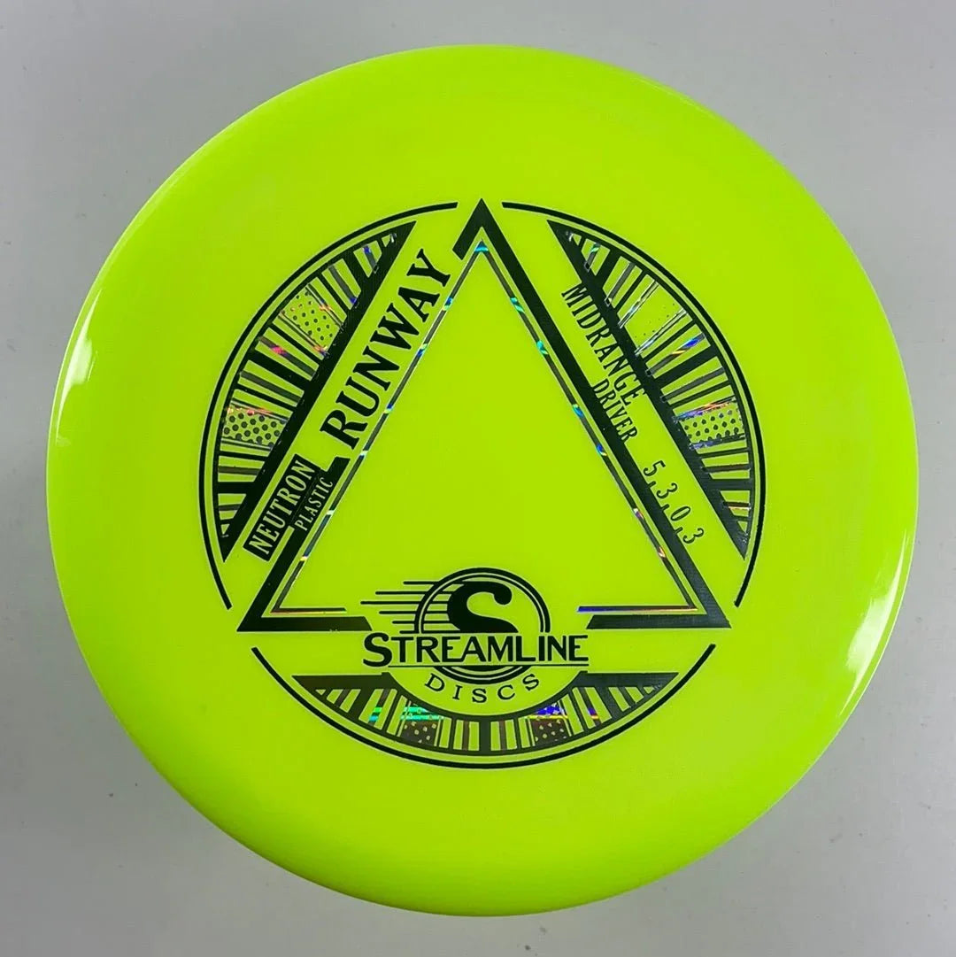 Streamline Discs Runway | Neutron | Green/Green 178g Disc Golf