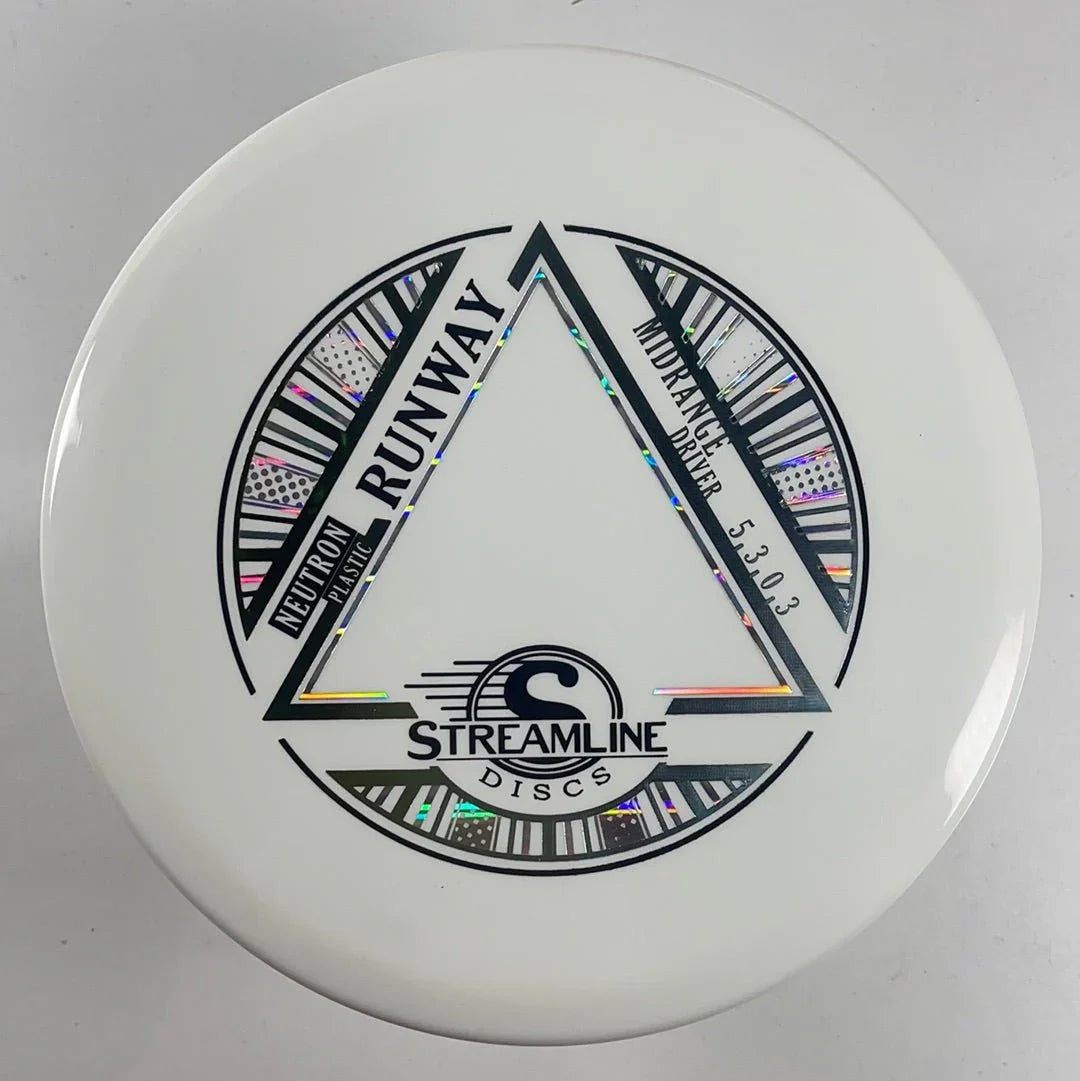 Streamline Discs Runway | Neutron | White/Green 178g Disc Golf