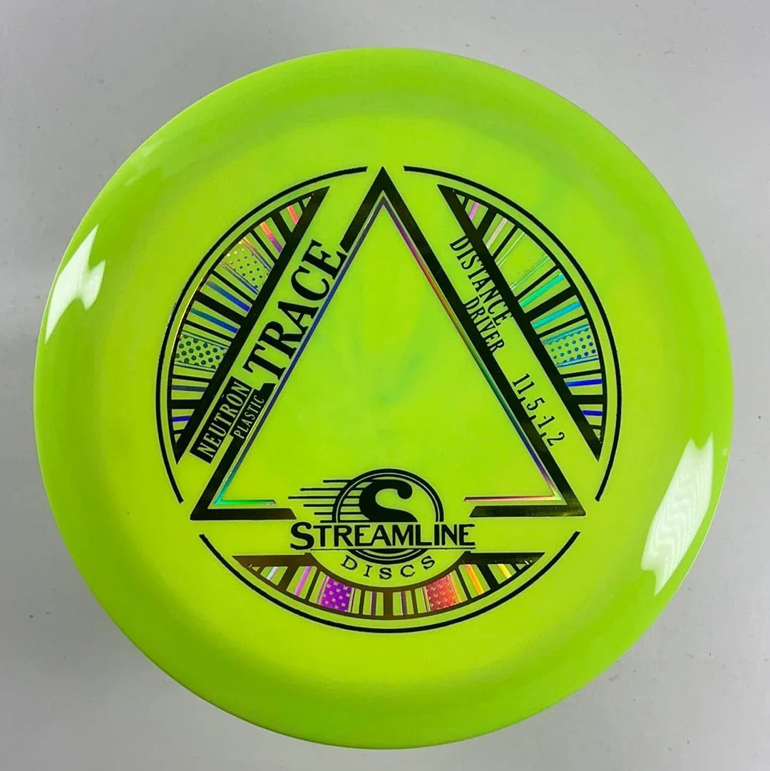 Streamline Discs Trace | Neutron | Green/Gold 172g Disc Golf