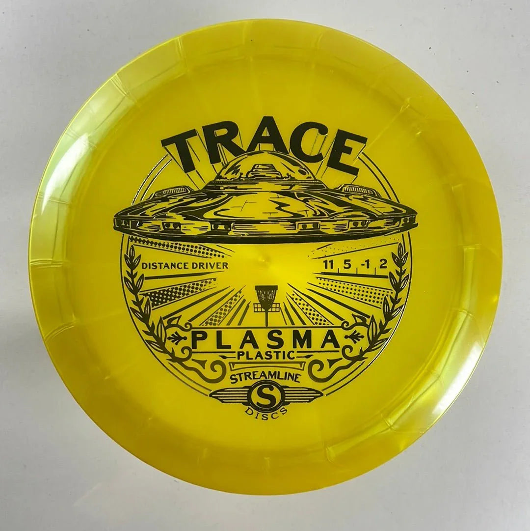 Streamline Discs Trace | Plasma | Yellow/Yellow 175g Disc Golf