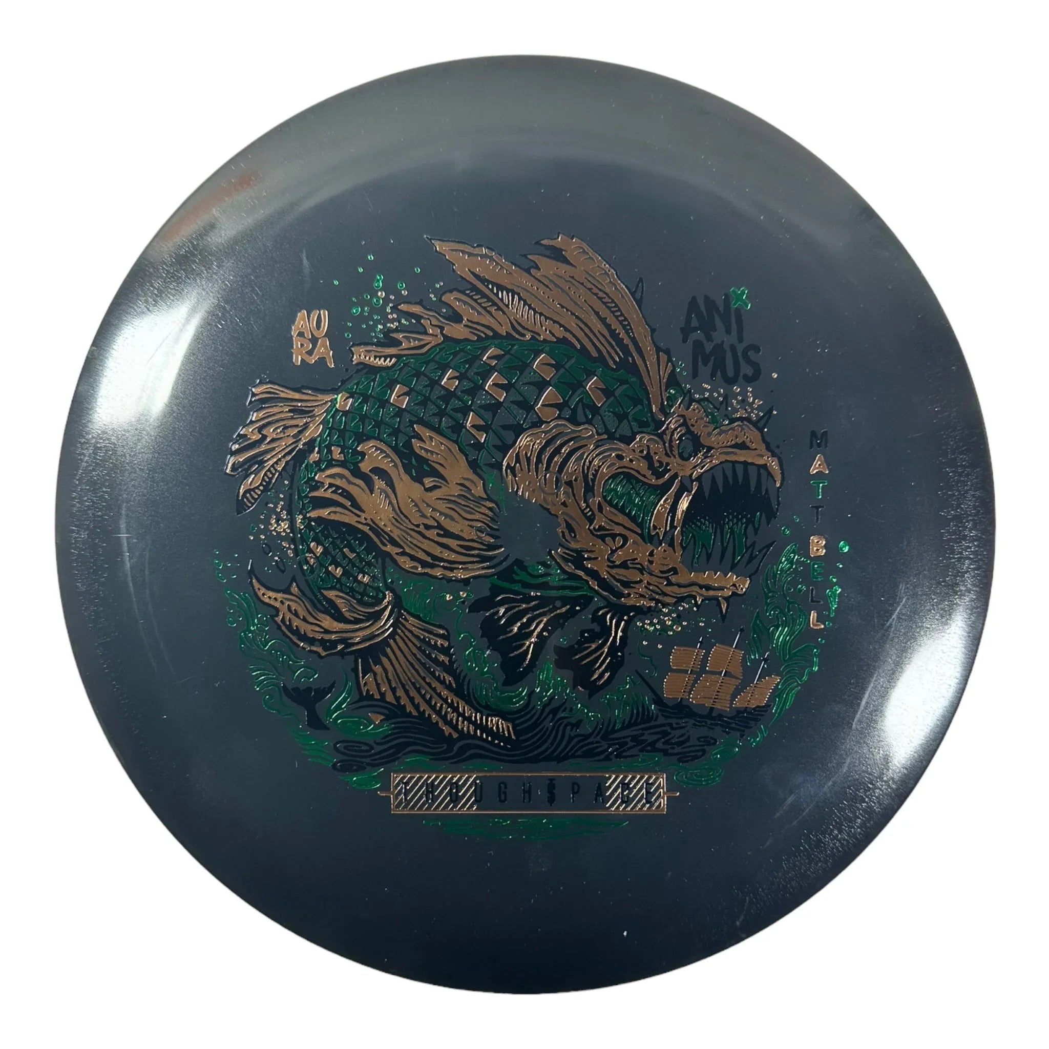 Thought Space Athletics Animus | Aura | Black/Green 172 - 174g (Matt Bell) Disc Golf