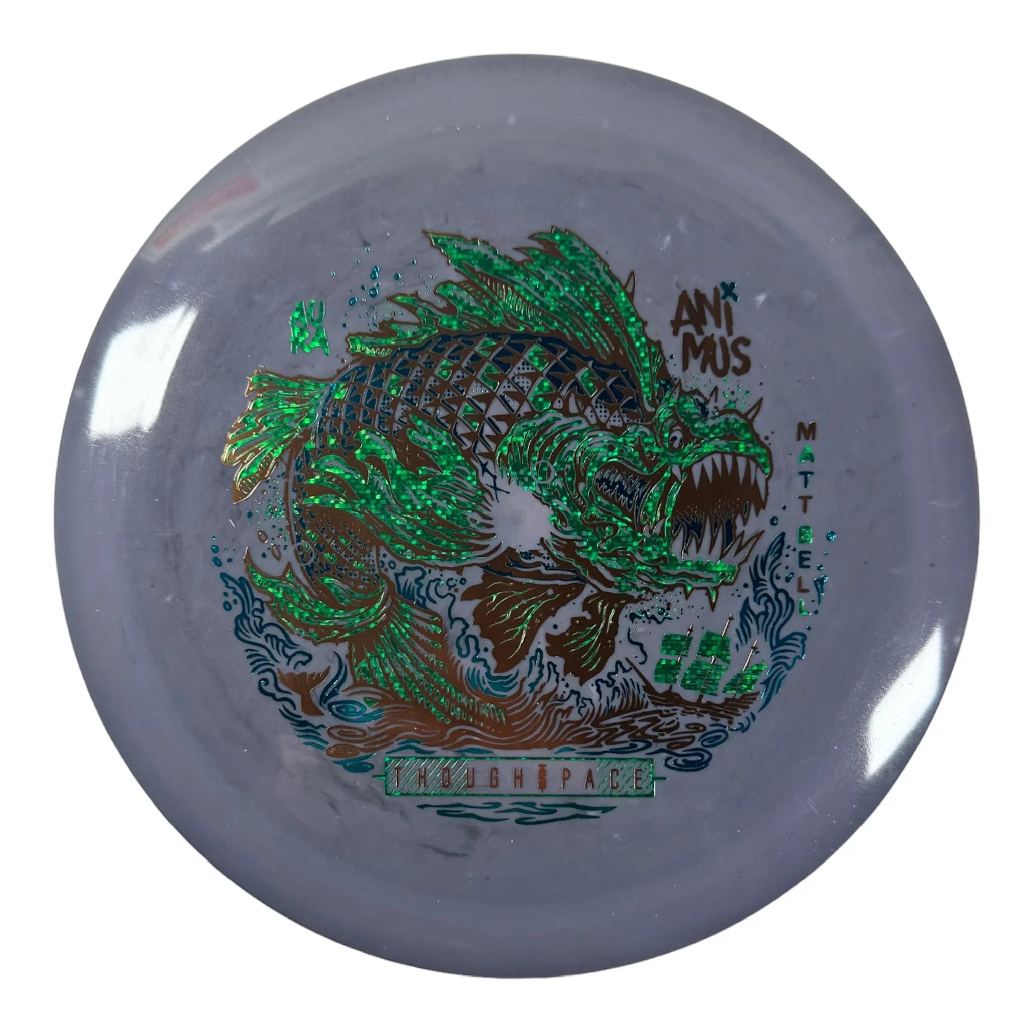 Thought Space Athletics Animus | Aura | Grey/Green 171g (Matt Bell) Disc Golf