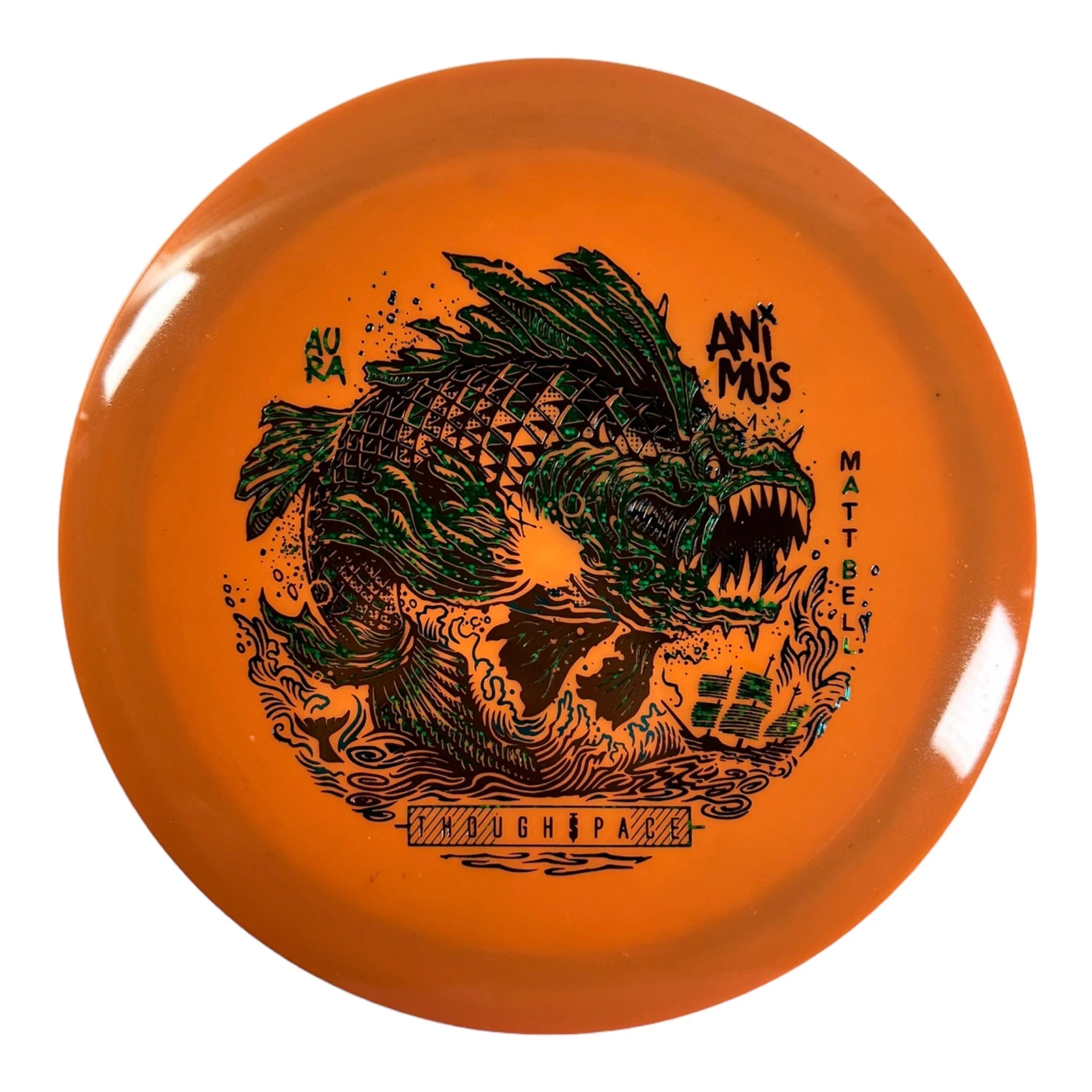 Thought Space Athletics Animus | Aura | Orange/Green 174g (Matt Bell) Disc Golf