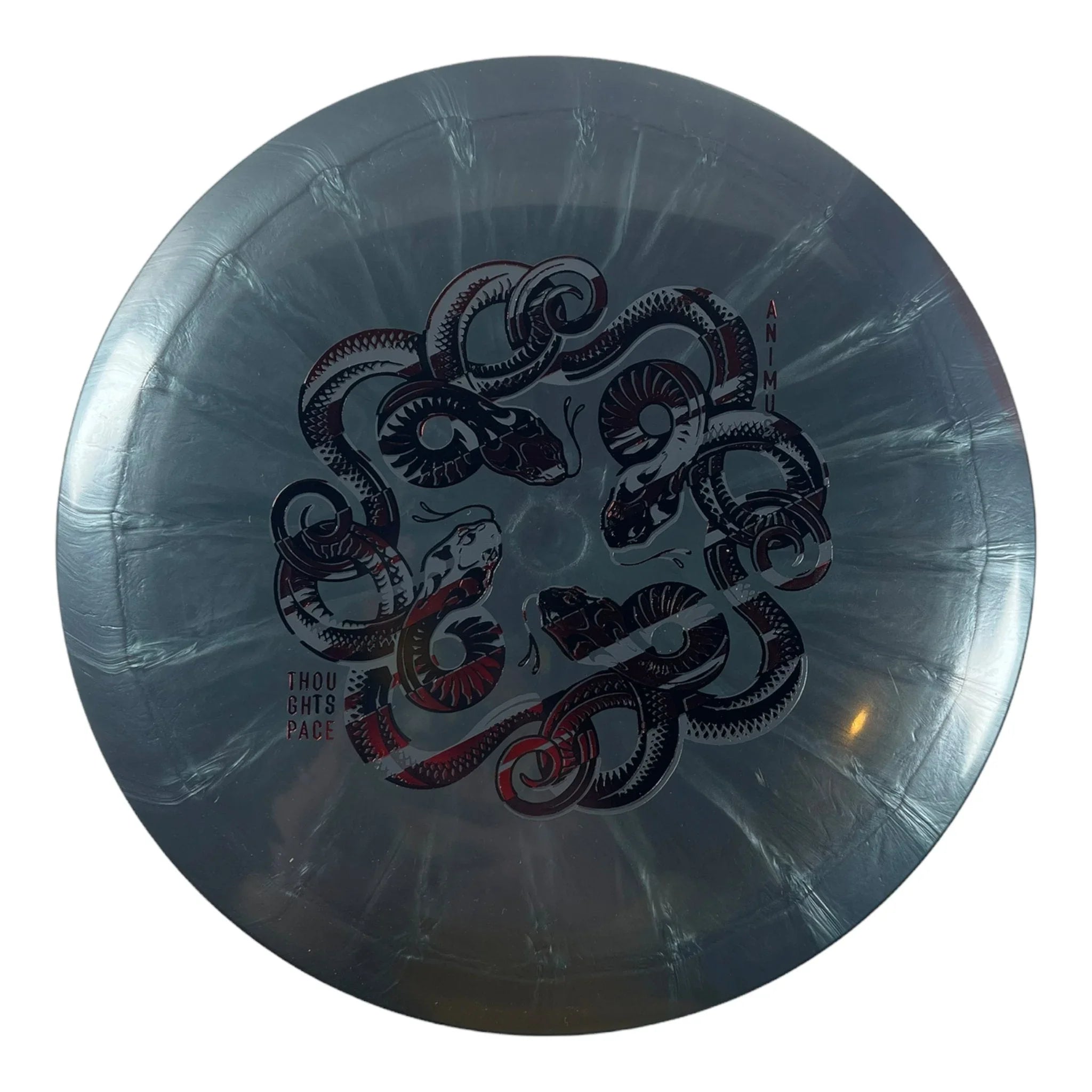 Thought Space Athletics Animus | Ethereal | Grey/Red 175g Disc Golf