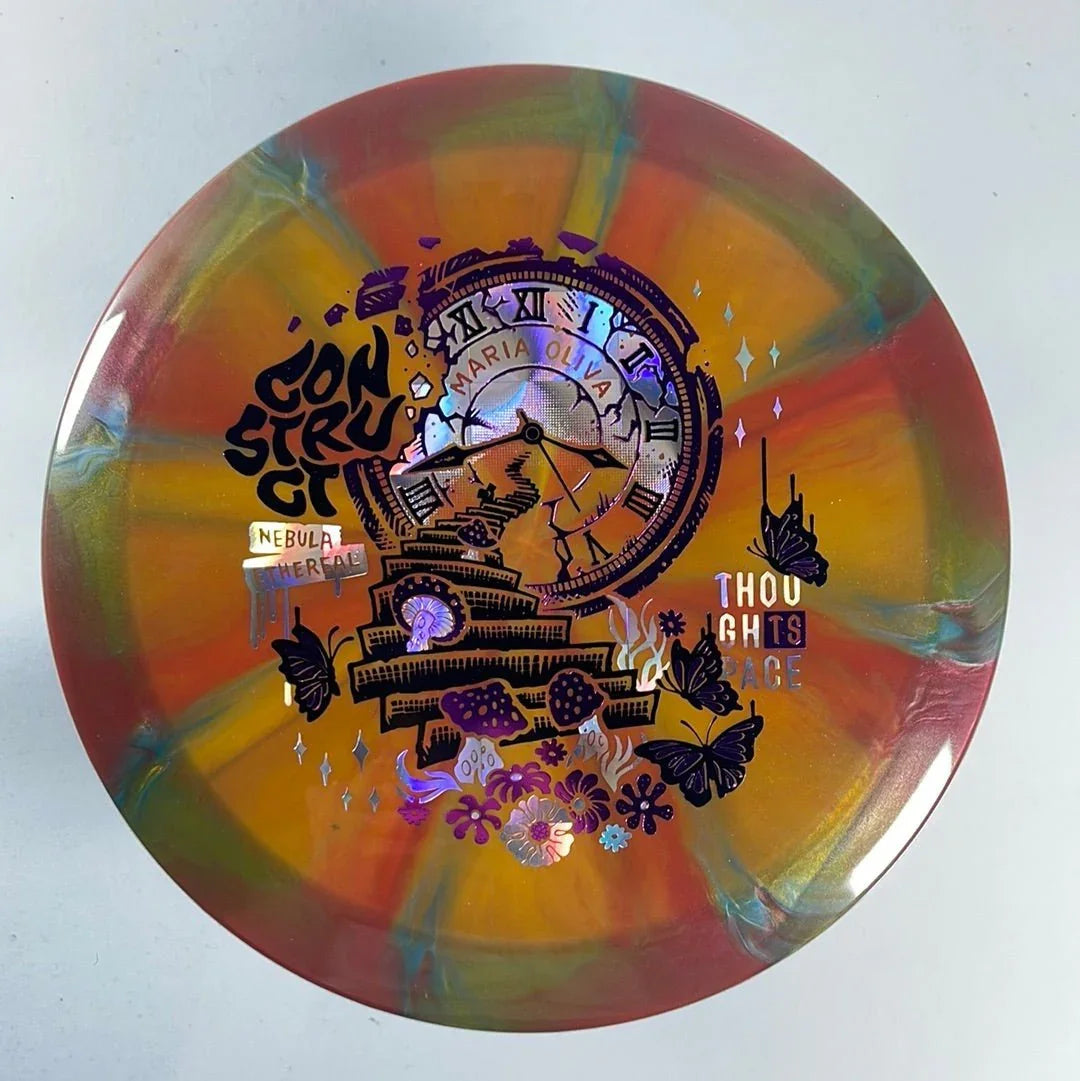 Thought Space Athletics Construct | Nebula Ethereal | Bronze/Purple 174g (Maria Oliva) Disc Golf