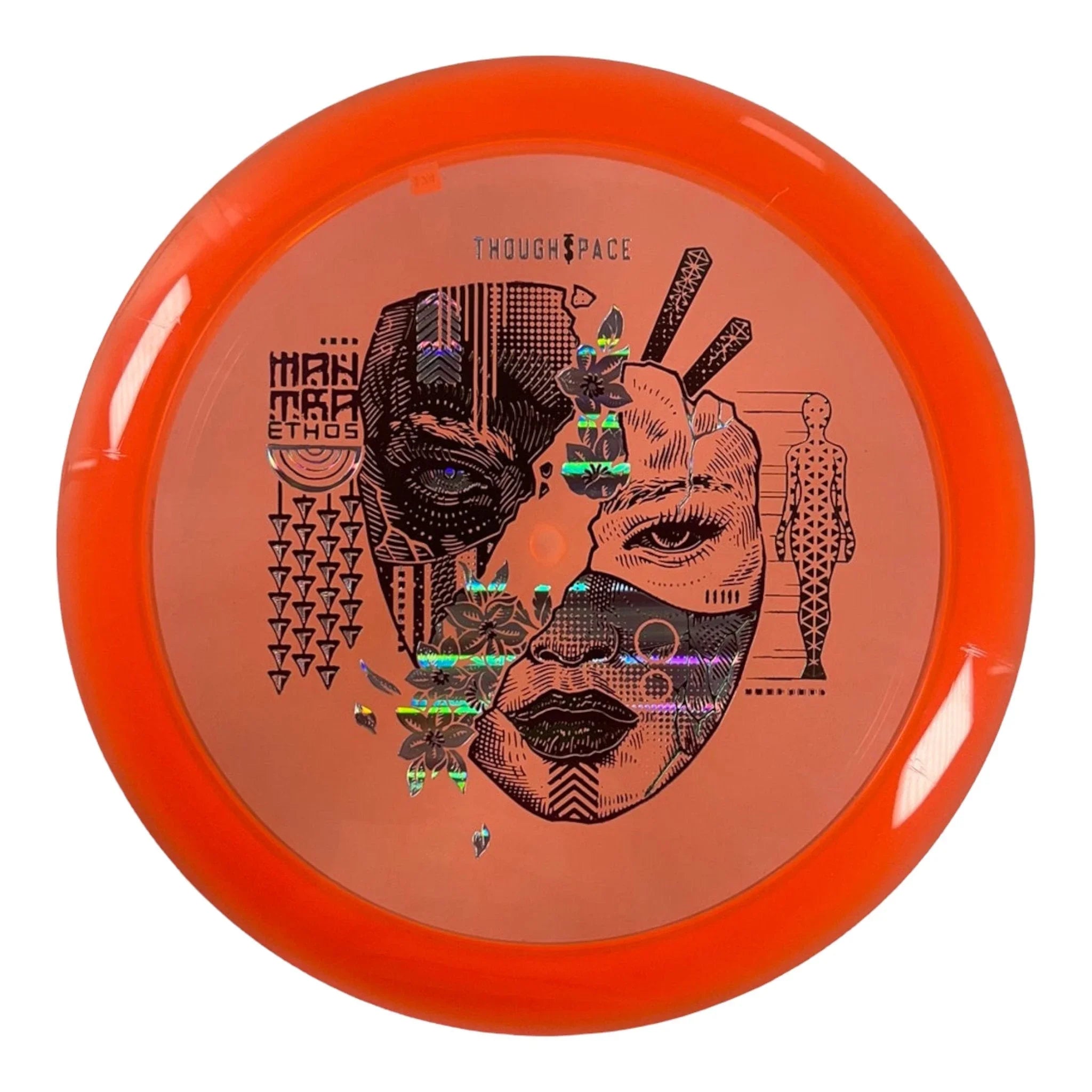 Thought Space Athletics Mantra | Ethos | Orange/Green 174g Disc Golf