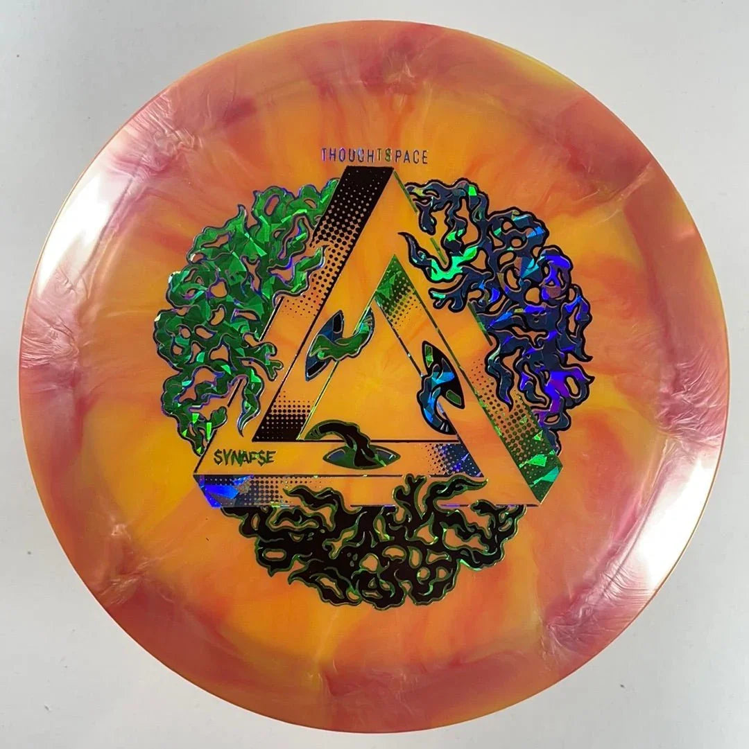 Thought Space Athletics Synapse | Nebula Ethereal | Orange/Green 174g Disc Golf