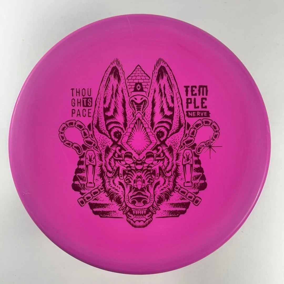 Thought Space Athletics Temple | Nerve | Pink/Red 175g Disc Golf