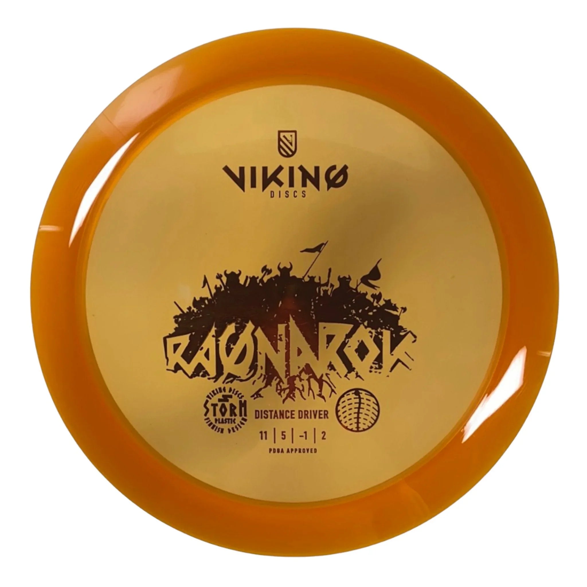 Viking Discs Ragnarok | Storm | Orange/Red 166 - 172g Disc Golf