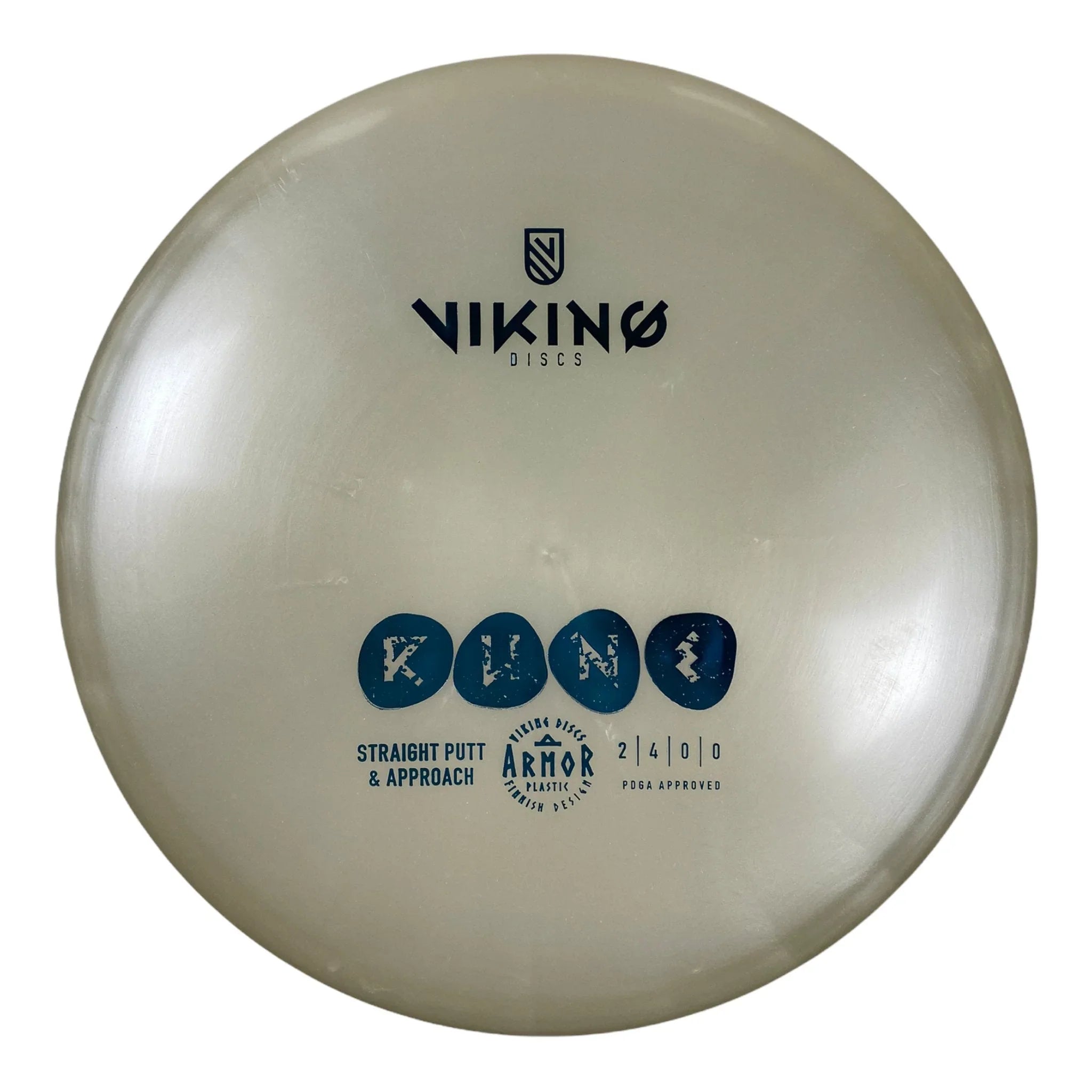 Viking Discs Rune | Armor | White/Blue 172 - 175g Disc Golf