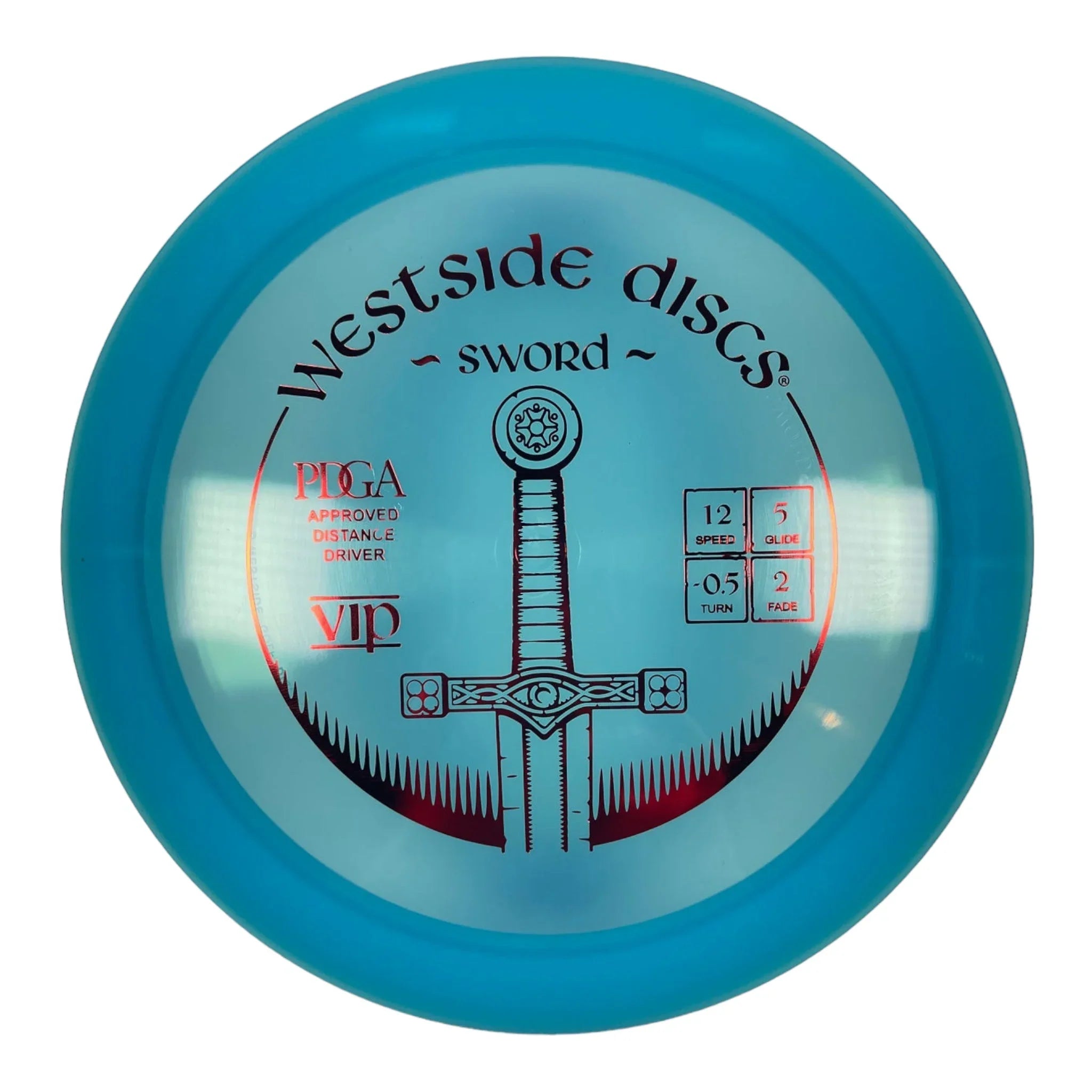 Westside Discs Sword | VIP | Blue/Red 173 - 174g Disc Golf