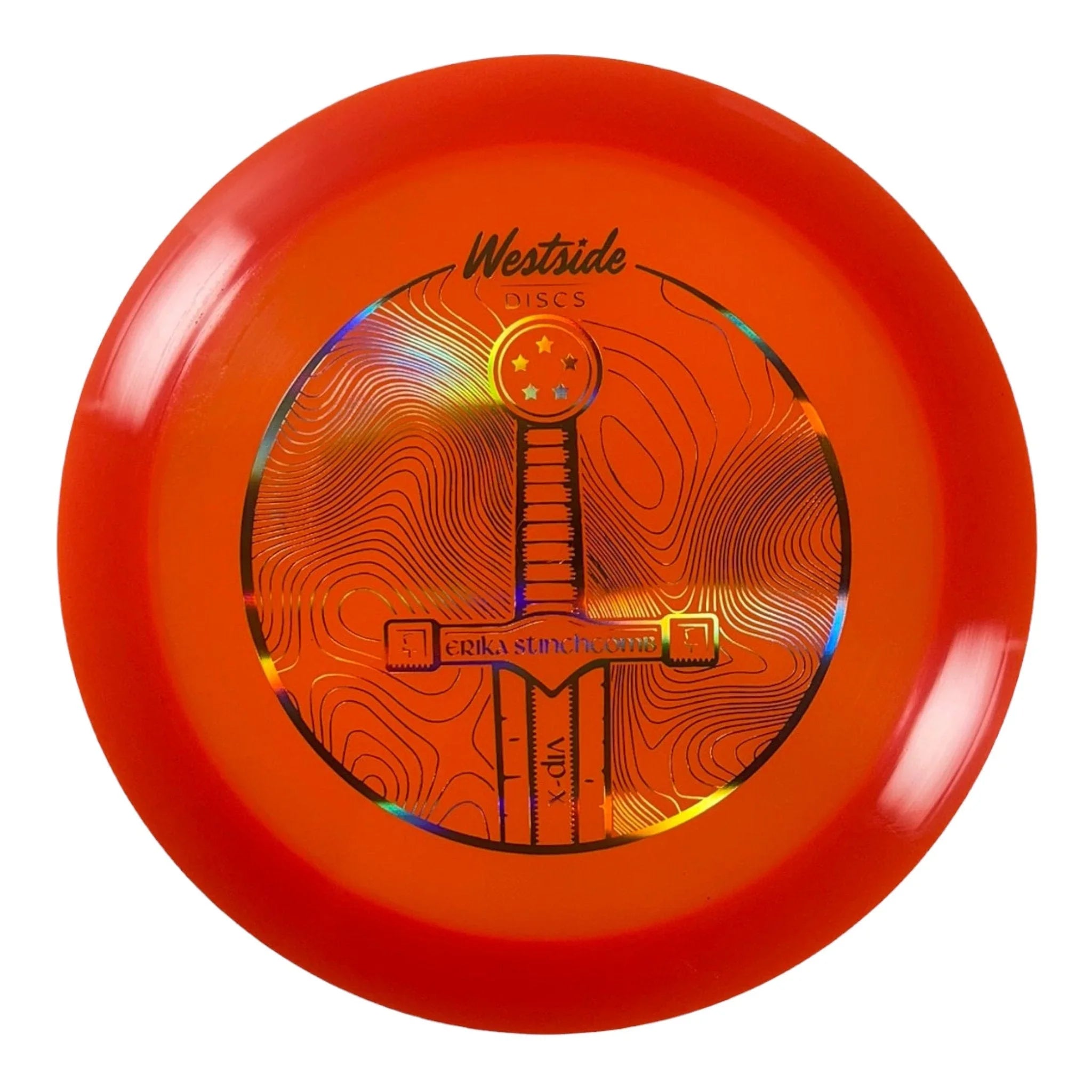 Westside Discs Sword | VIP - X | Orange/Holo 174g (Erika Stinchcomb) Disc Golf