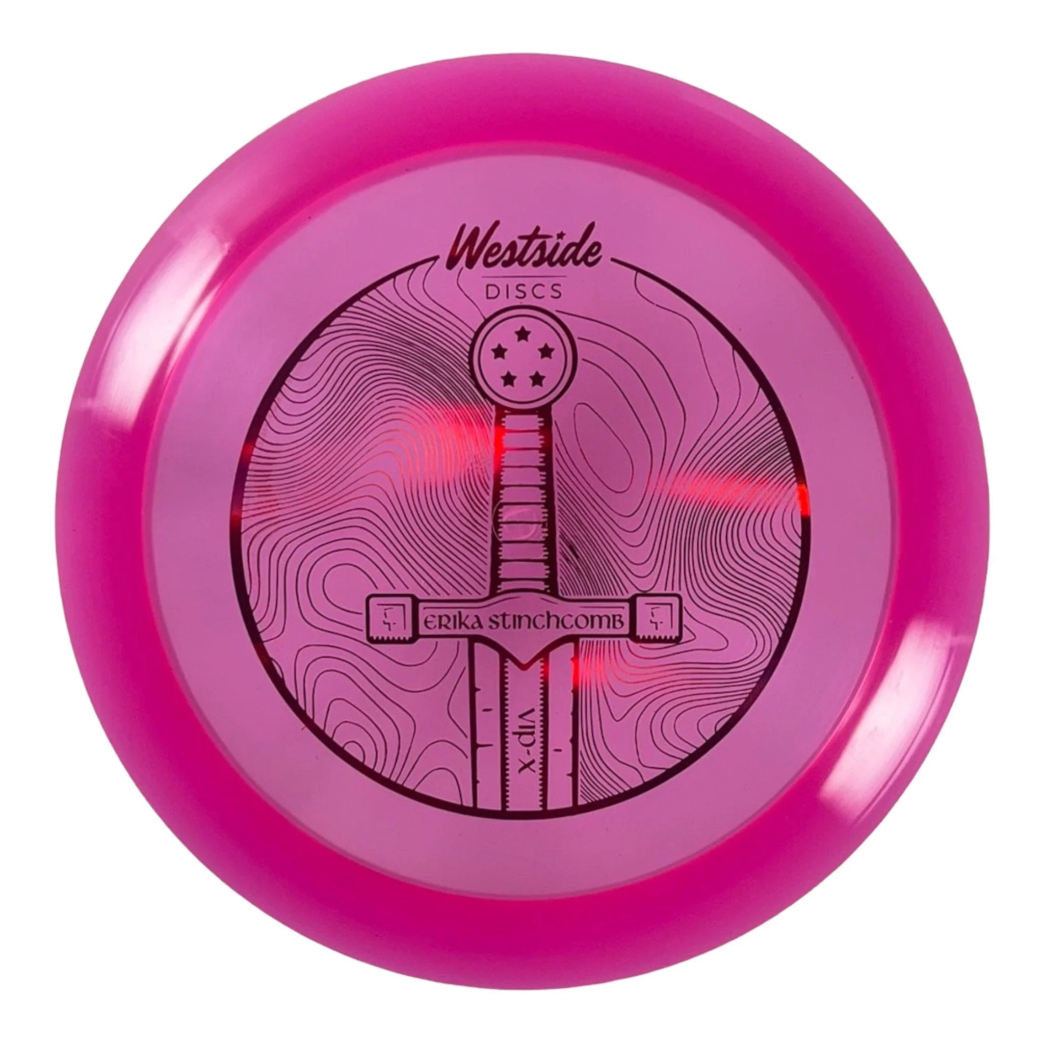 Westside Discs Sword | VIP - X | Pink/Red 173g (Erika Stinchcomb) Disc Golf