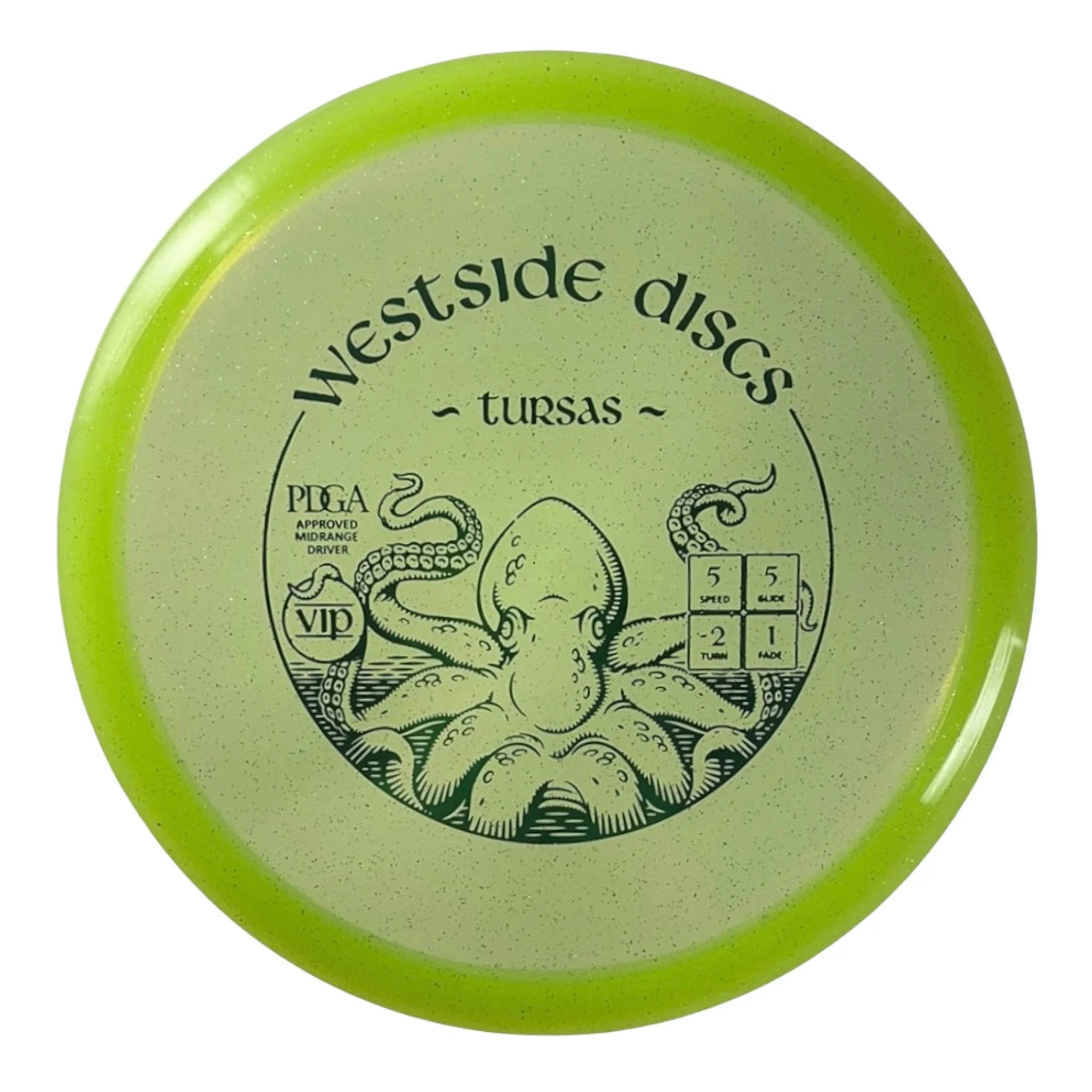 Westside Discs Tursas | VIP | Green/Green 173 - 174g Disc Golf