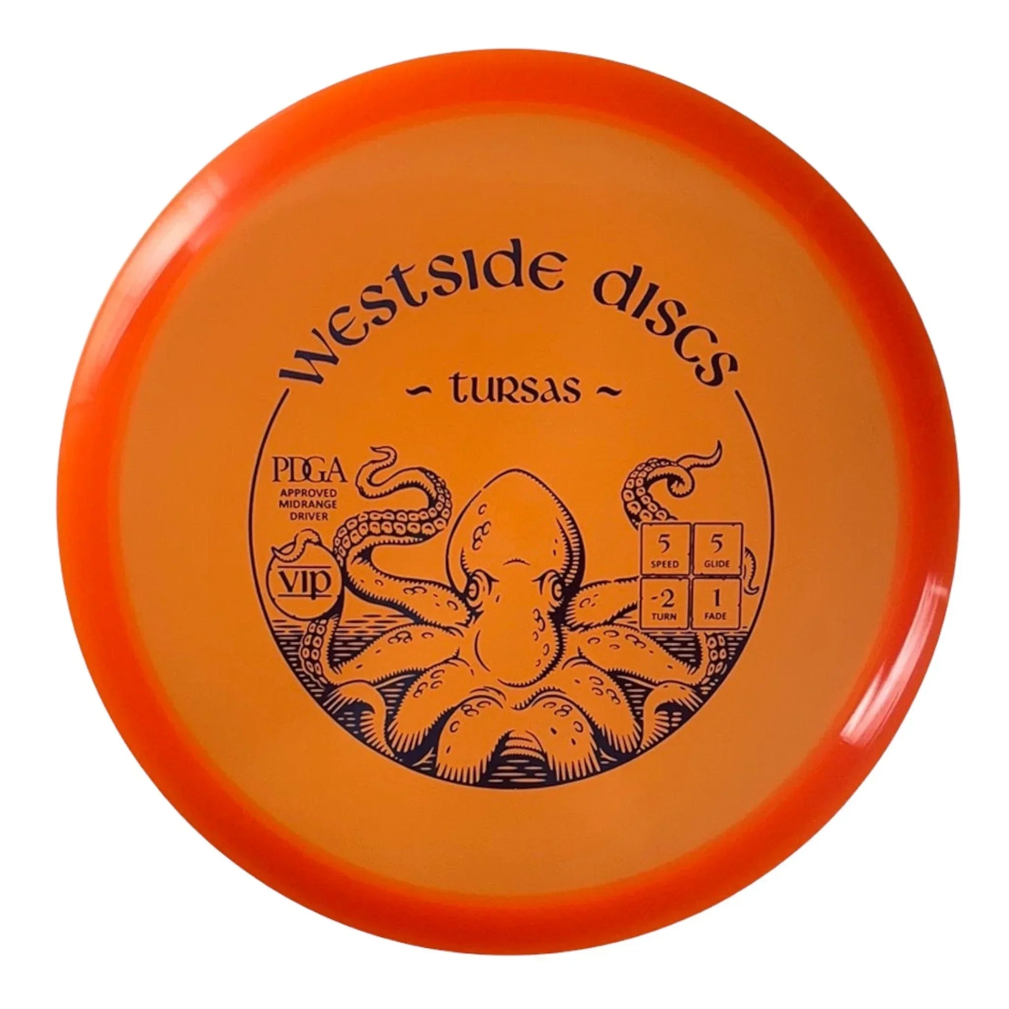 Westside Discs Tursas | VIP | Orange/Purple 179g Disc Golf
