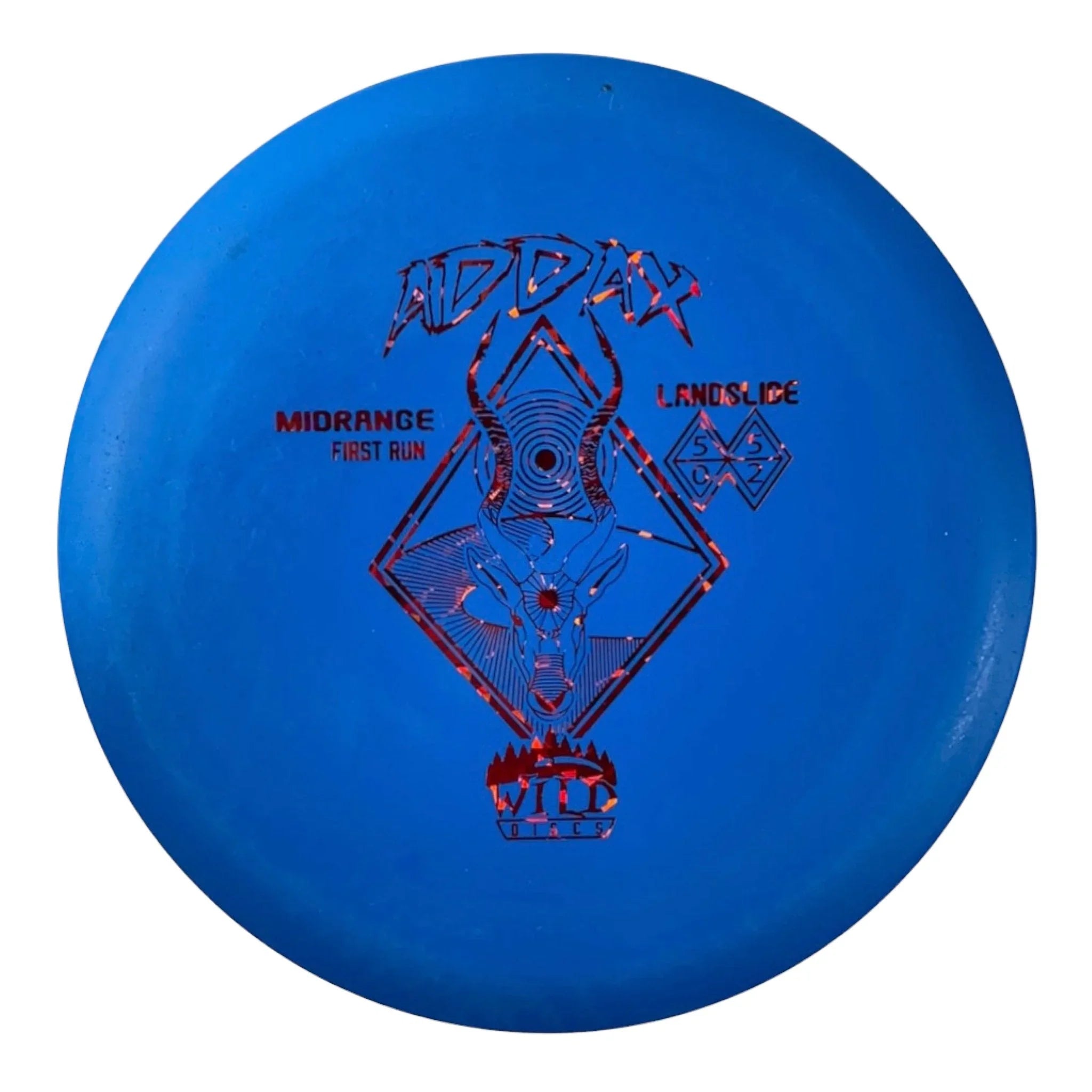 Wild Discs Addax | Landslide | Blue/Red 173 - 176g Disc Golf