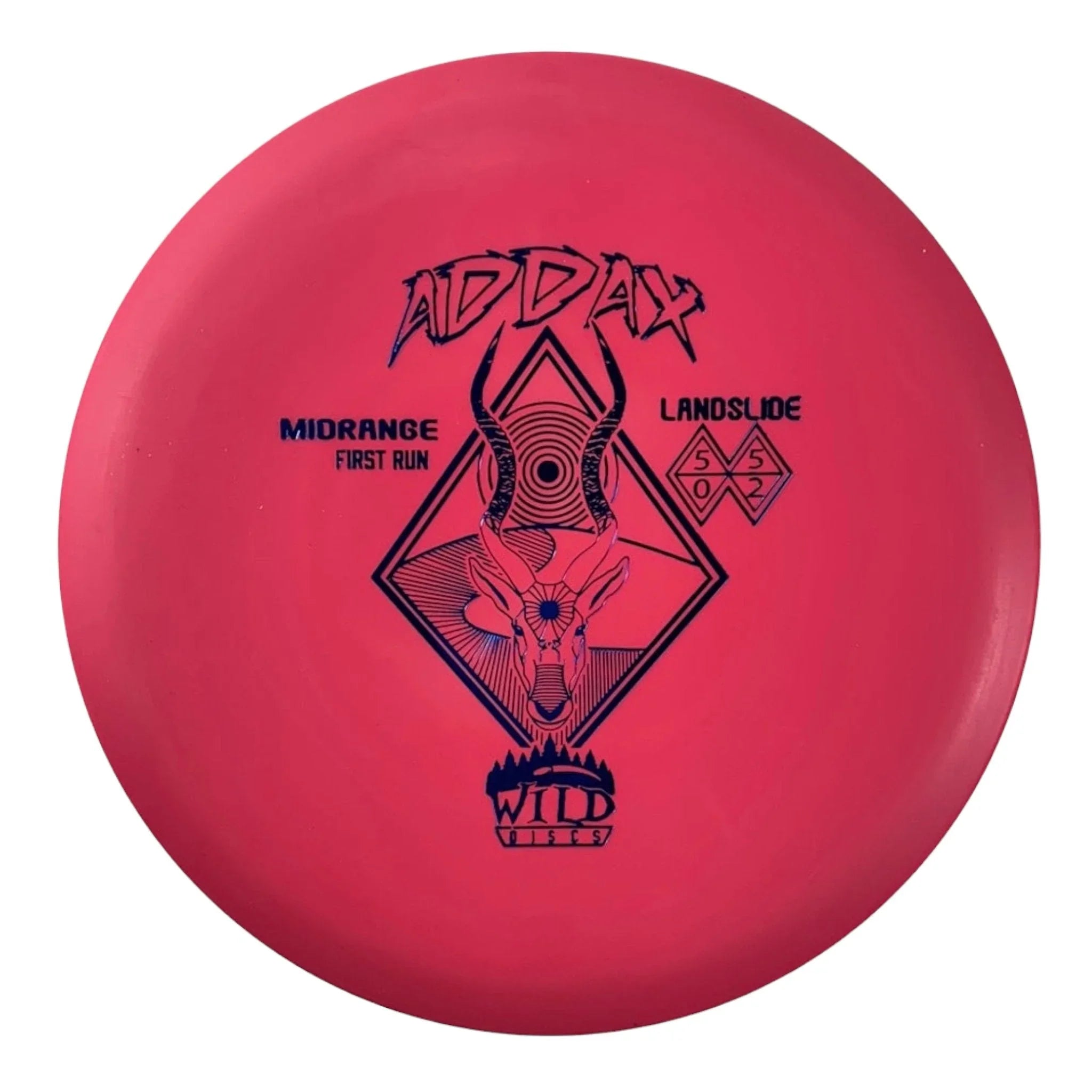 Wild Discs Addax | Landslide | Pink/Blue 173g Disc Golf
