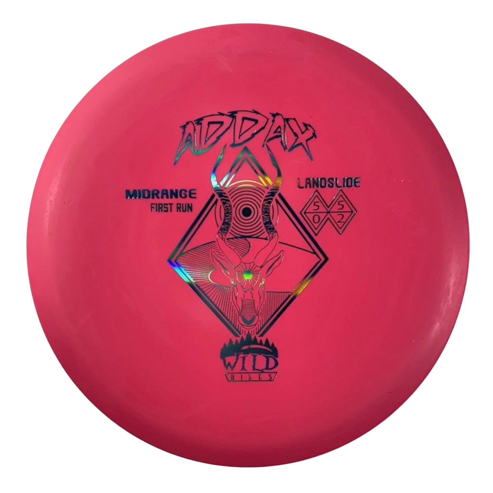 Wild Discs Addax | Landslide | Pink/Blue Holo 175 - 176g Disc Golf