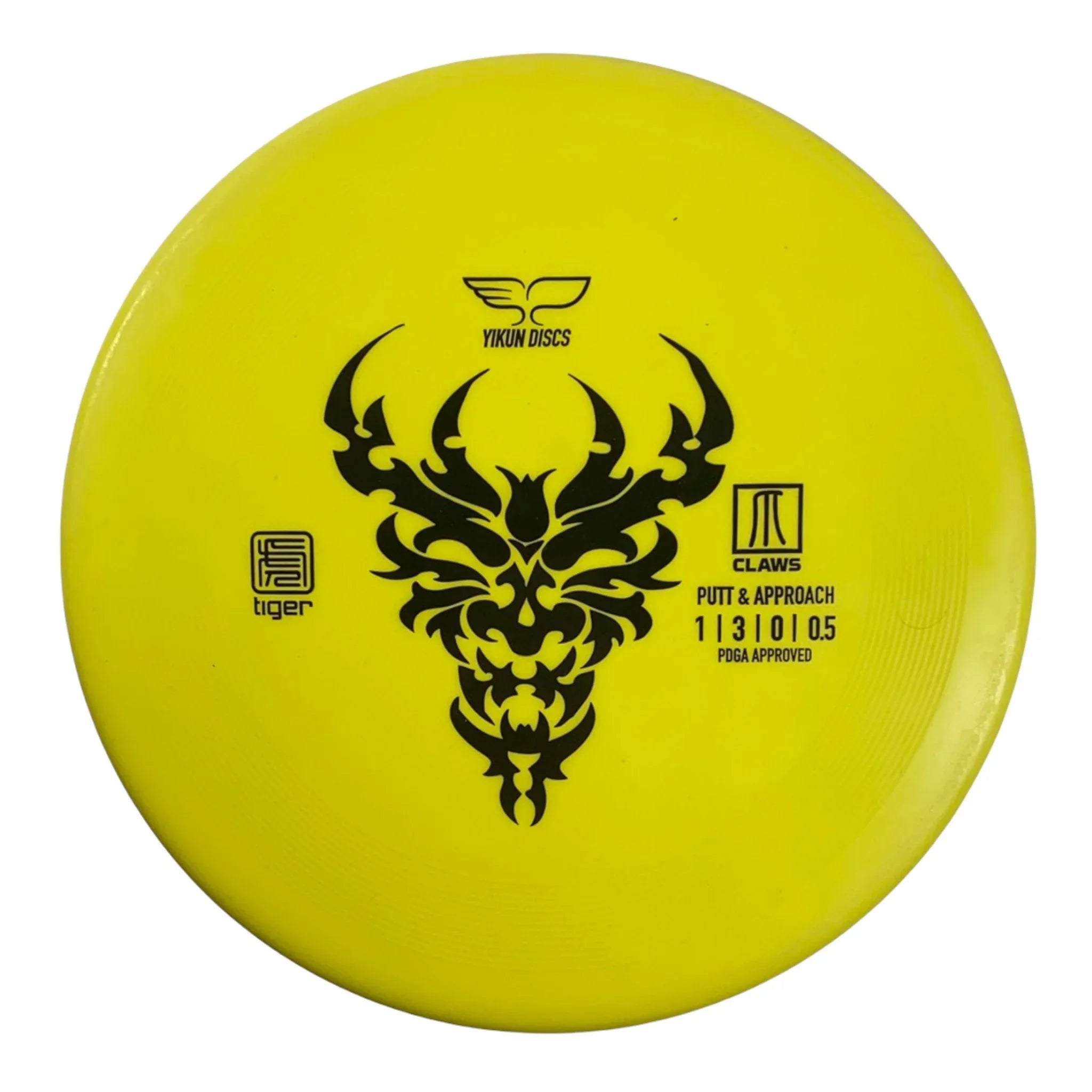 Yikun Discs Claws | Tiger | Yellow/Black 169g Disc Golf
