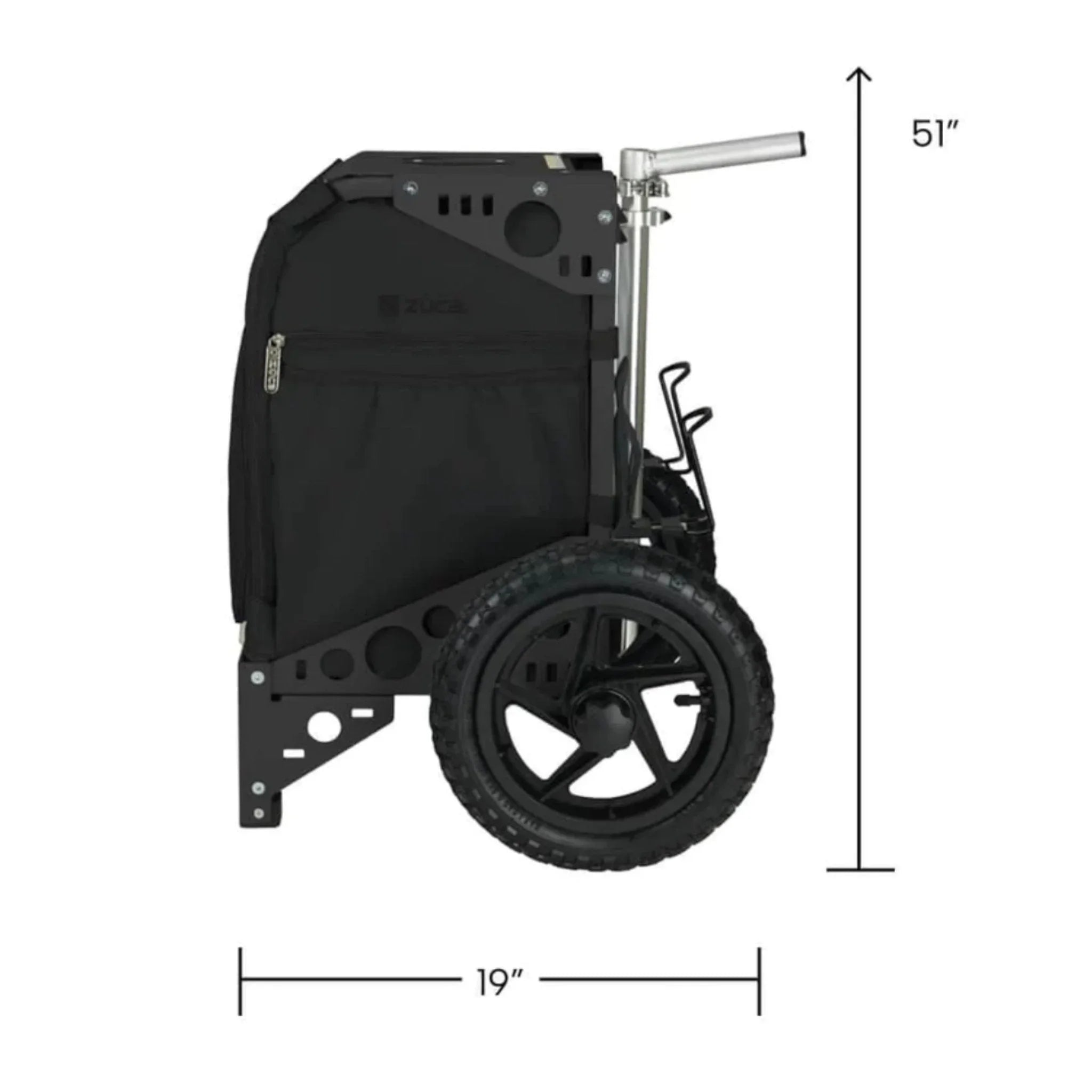 Zuca All-Terrain Cart with Anaconda Bag Disc Golf