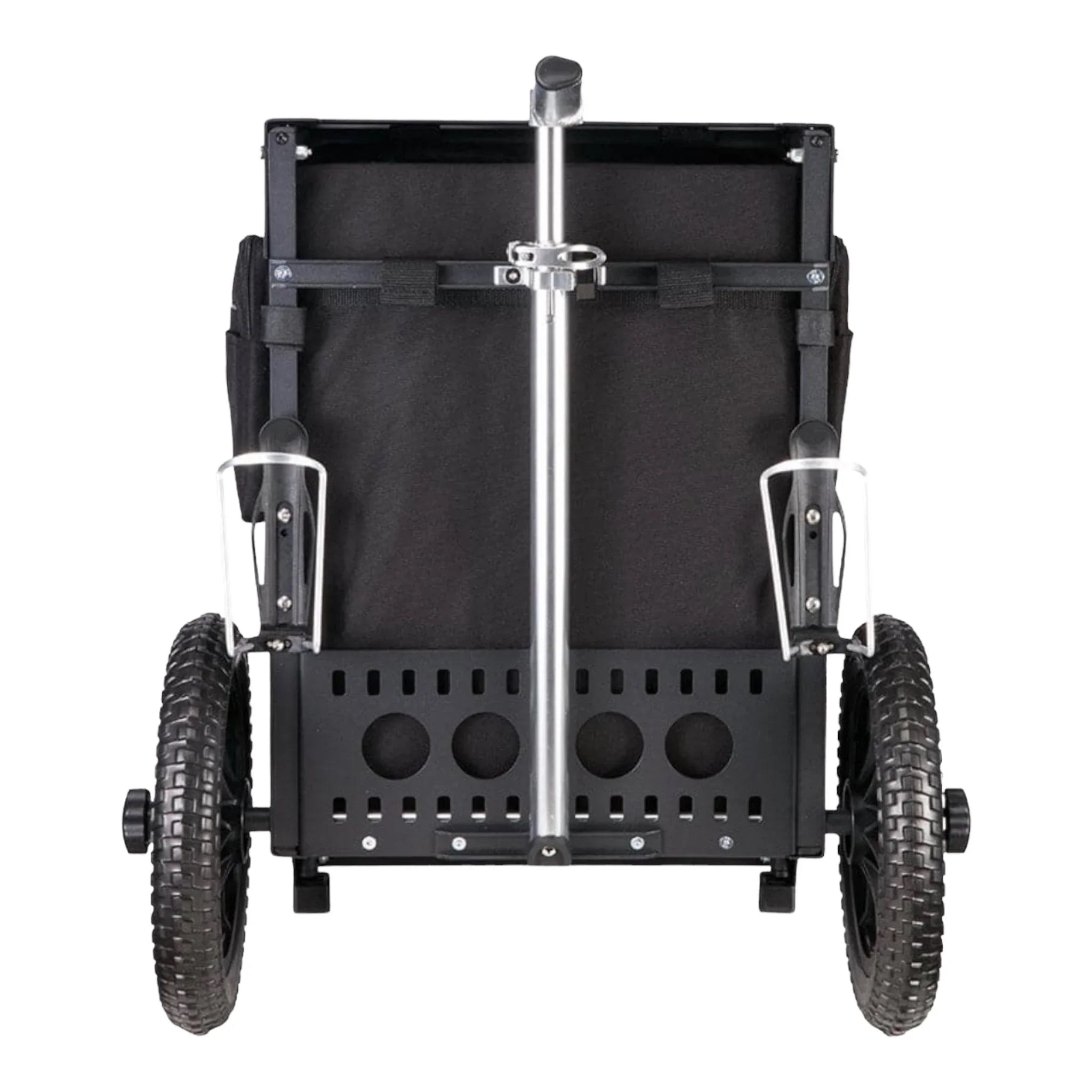 Zuca Backpack Cart Trekker LG | Black Frame with Black Bag Disc Golf