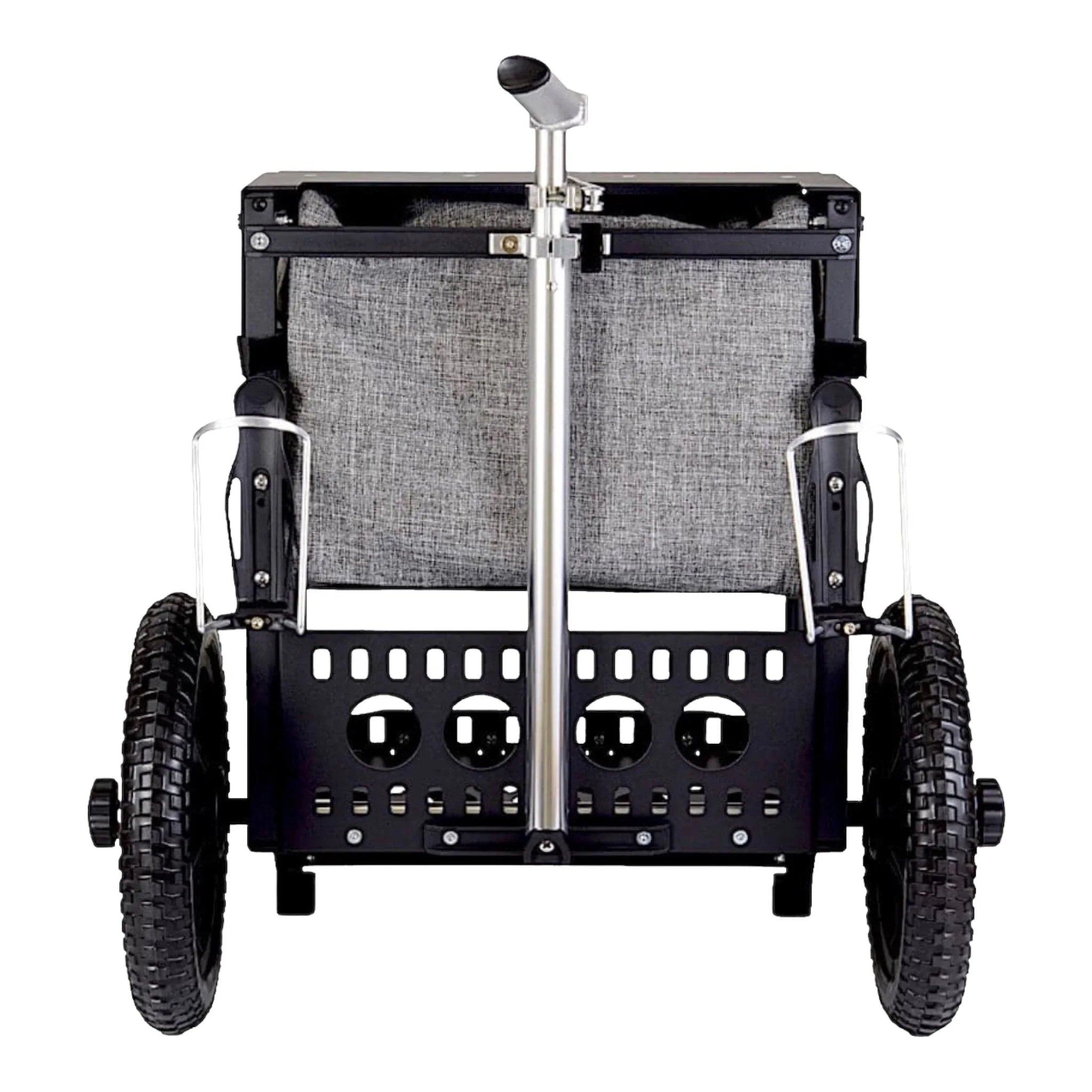 Zuca Transit Cart | Black Frame with Charcoal Bag Disc Golf