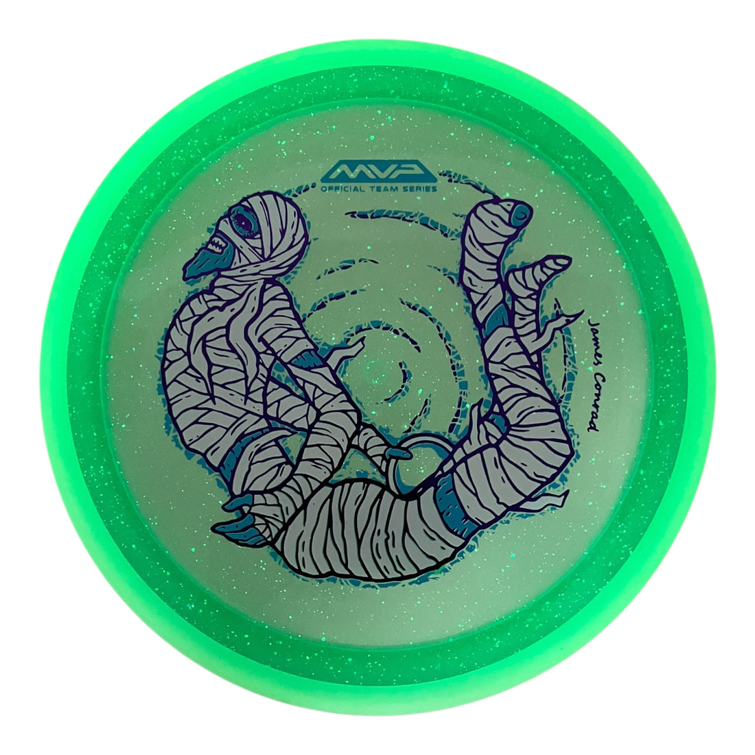Trail | Eclipse Rim Particle Proton | Green/White/Blue 165-167g (James Conrad)