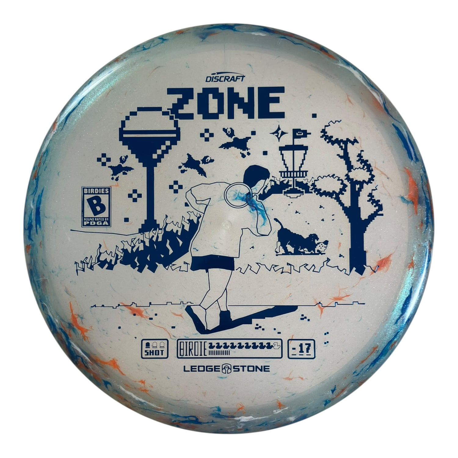 Zone | Colorshift Jawbreaker Z FLX | Blue/Blue 174g (Ledgestone Finale)