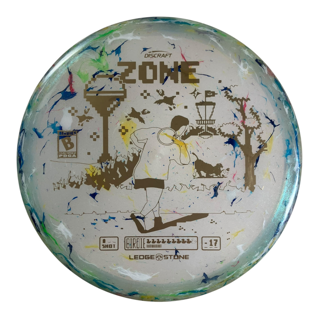 Zone | Colorshift Jawbreaker Z FLX | Clear/Green/Gold 170g (Ledgestone Finale)
