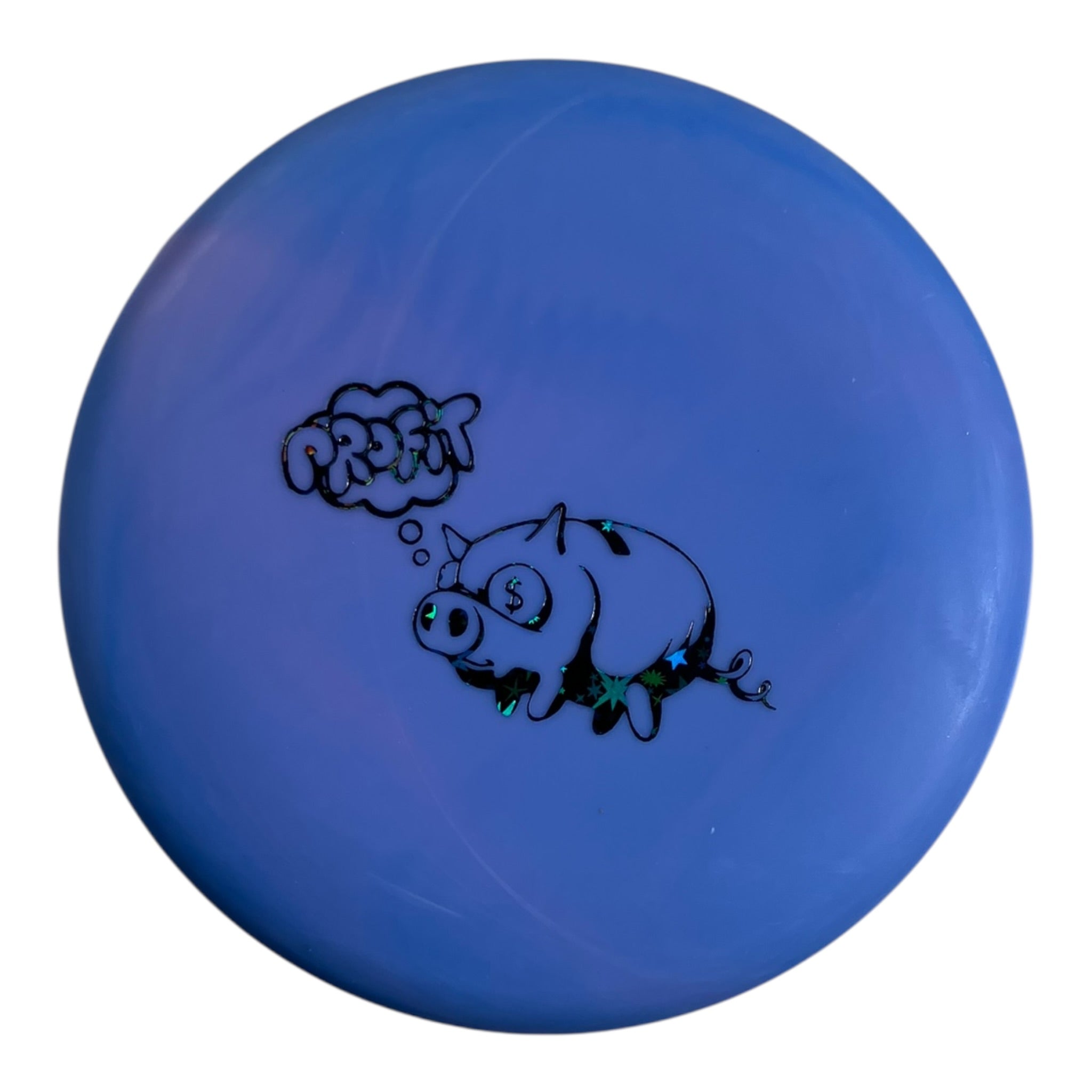 Mint Discs Mint Disc Mini Marker | Blue/Black (Profit Pig) Disc Golf