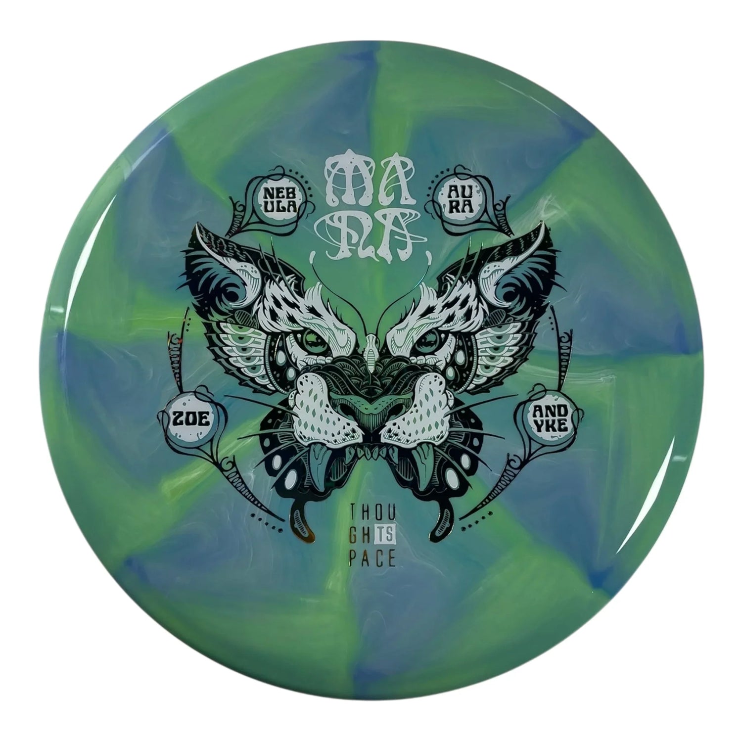 Thought Space Athletics Mana | Nebula Aura | Blue/White/Multi 178g (Zoe Andyke) Disc Golf