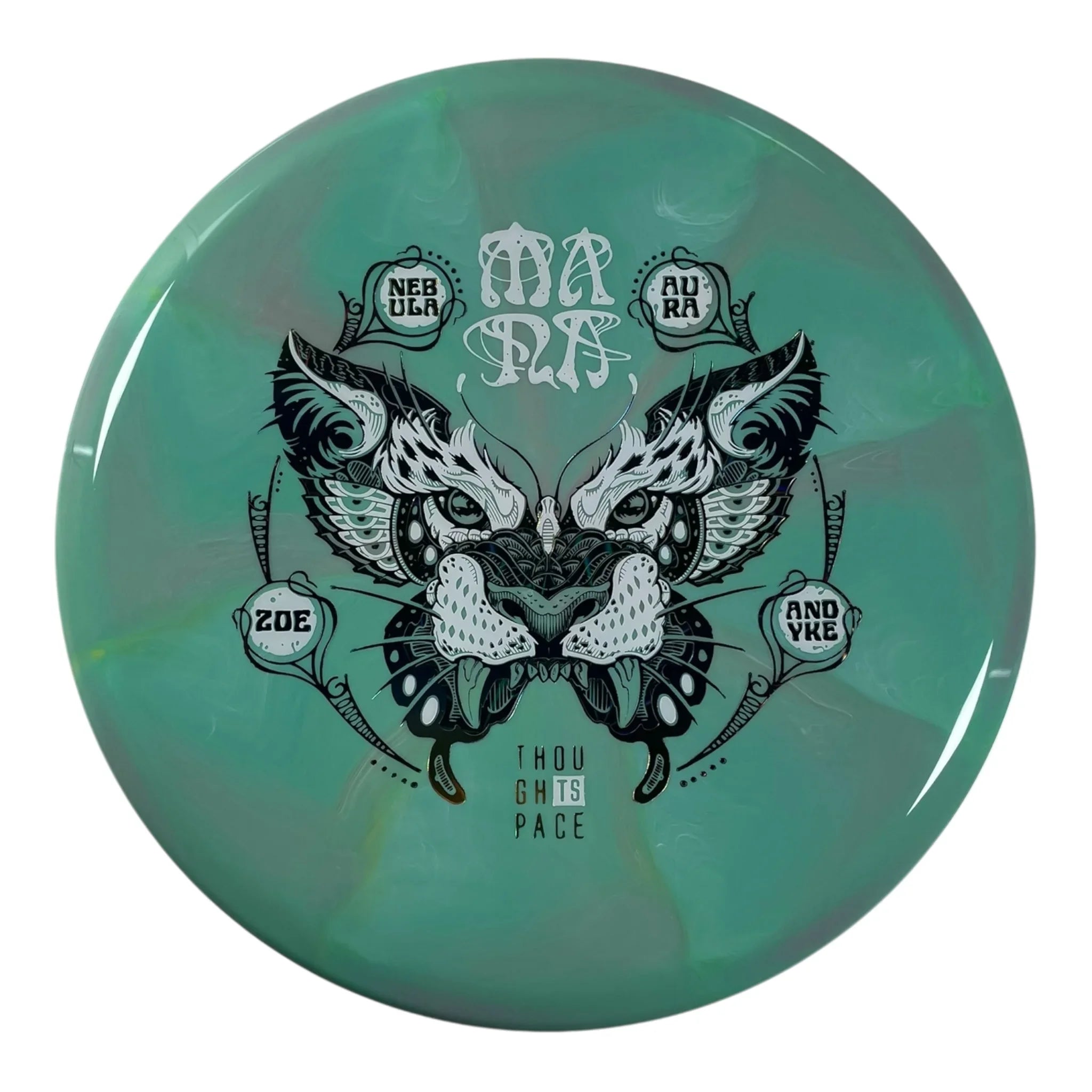 Thought Space Athletics Mana | Nebula Aura | Teal/White/Multi 178g (Zoe Andyke) Disc Golf