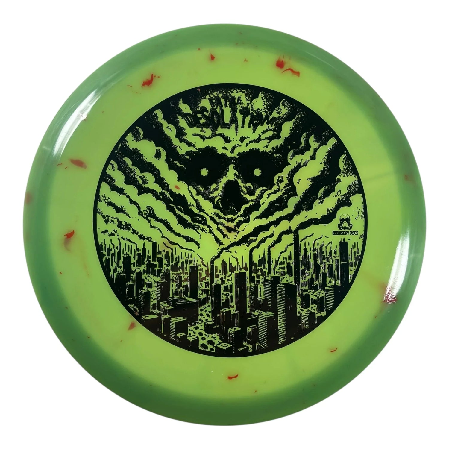 Doomsday Discs Desolation | Fatal | Green/Black 173g Disc Golf
