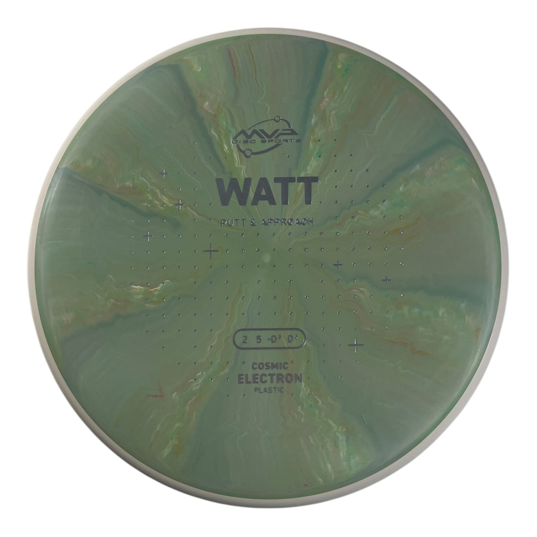 MVP Disc Sports Watt | Cosmic Electron | Green/White 172g (Project Lab Coat) Disc Golf