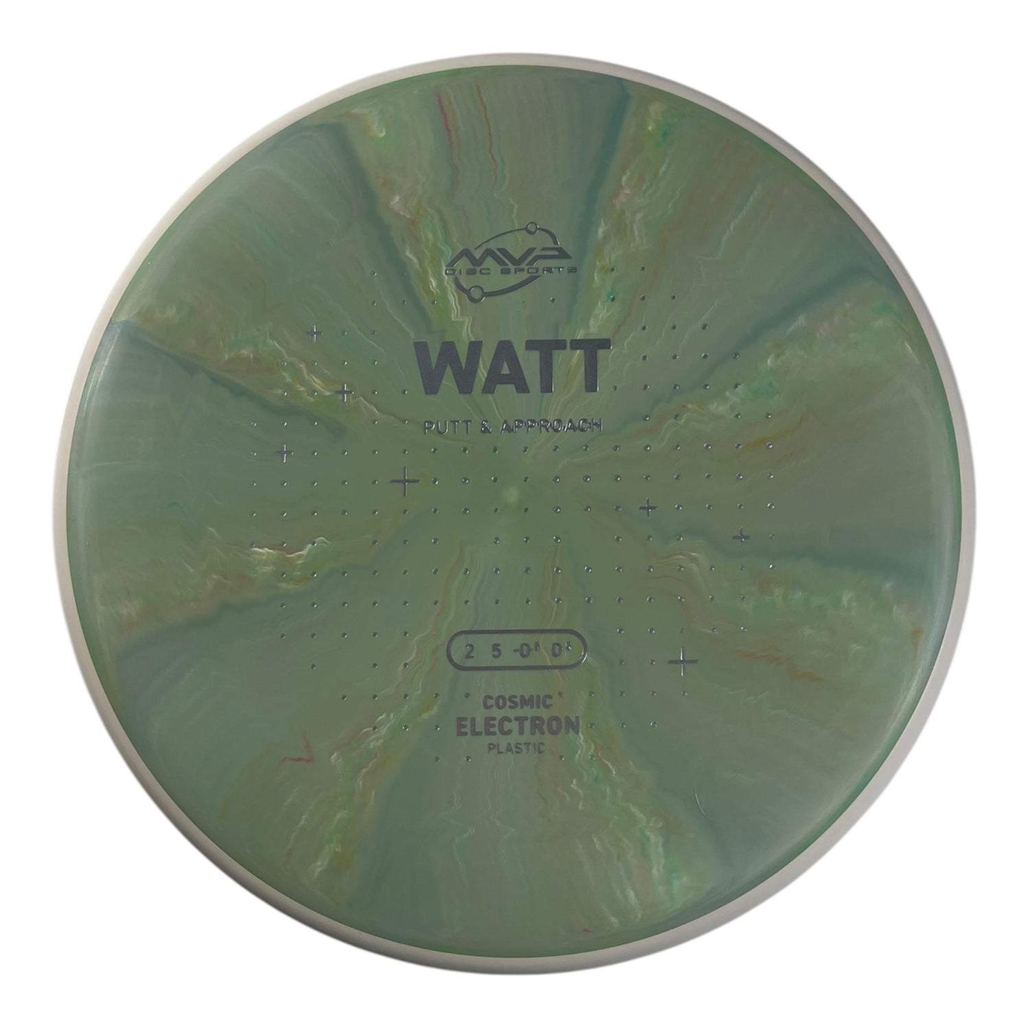 MVP Disc Sports Watt | Cosmic Electron | Green/White 172g (Project Lab Coat) Disc Golf