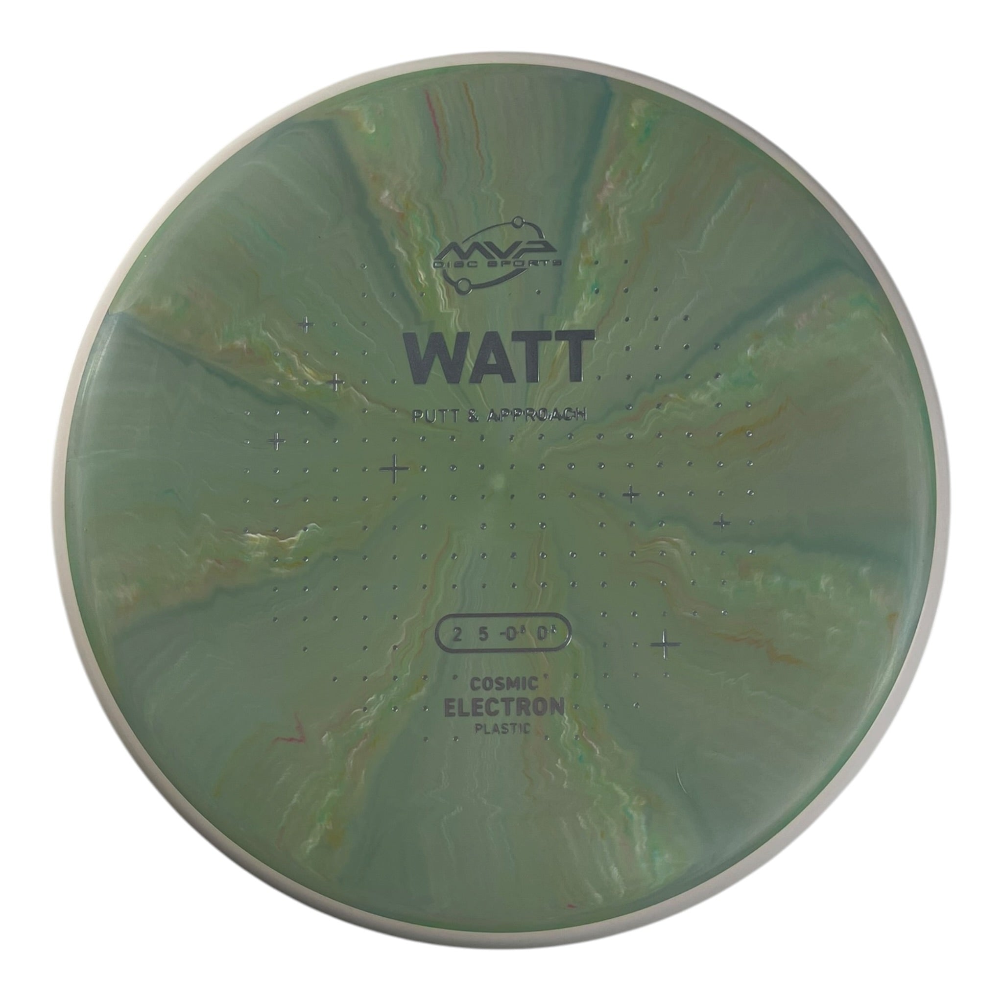 MVP Disc Sports Watt | Cosmic Electron | Green/White 172g (Project Lab Coat) Disc Golf