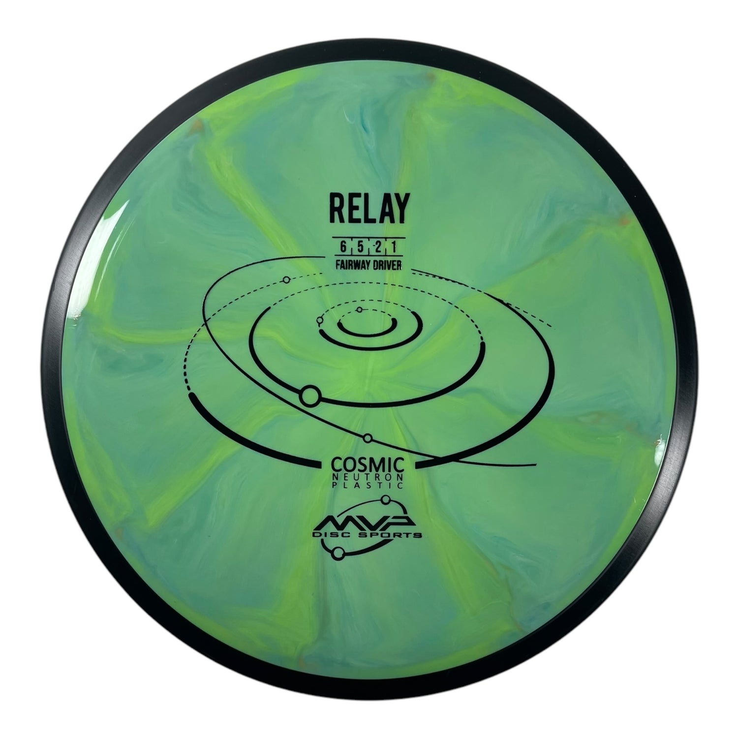 MVP Disc Sports Relay | Cosmic Neutron | Green/Black 175g Disc Golf