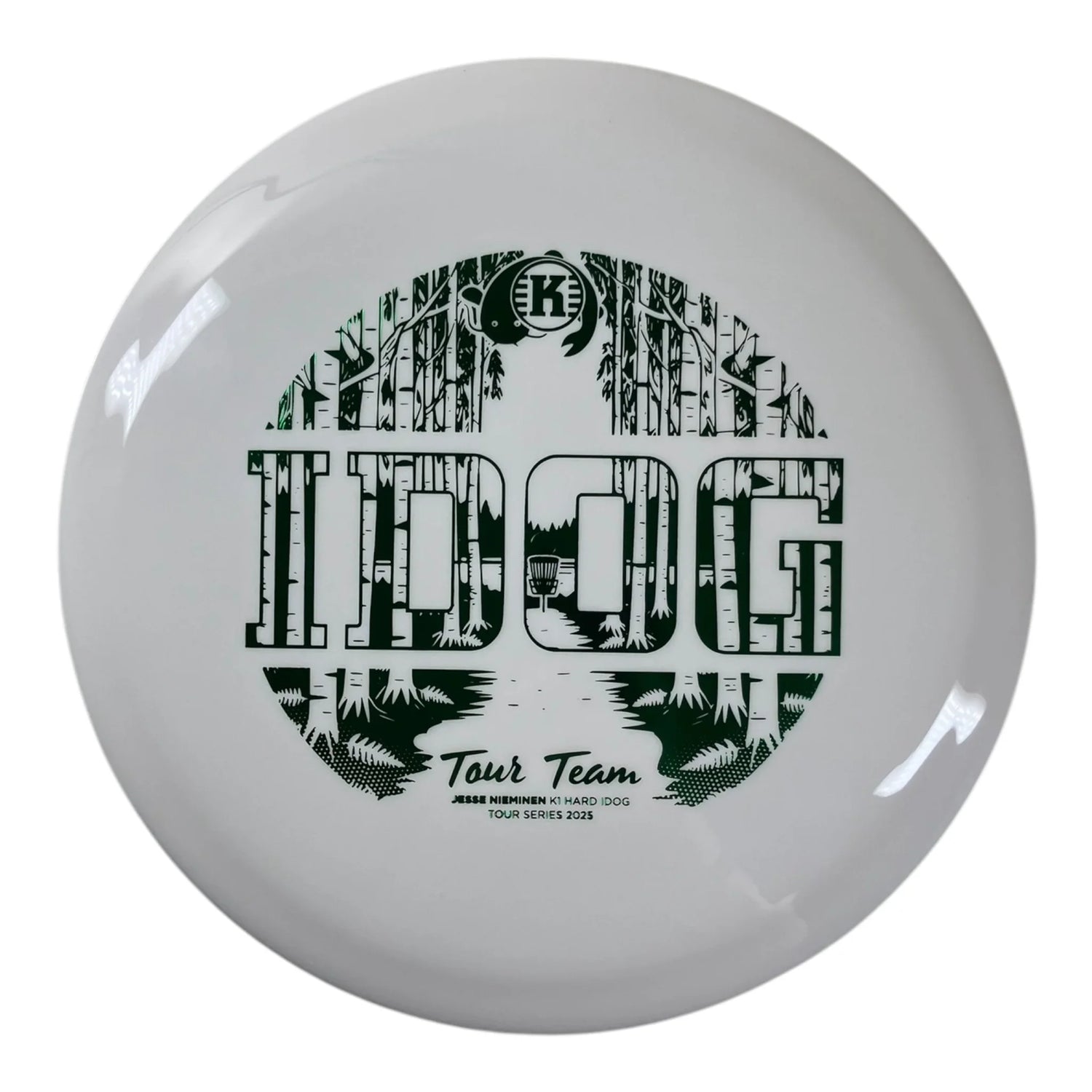 Idog | K1 Hard | White/Green 173-174g (Jesse Nieminen)