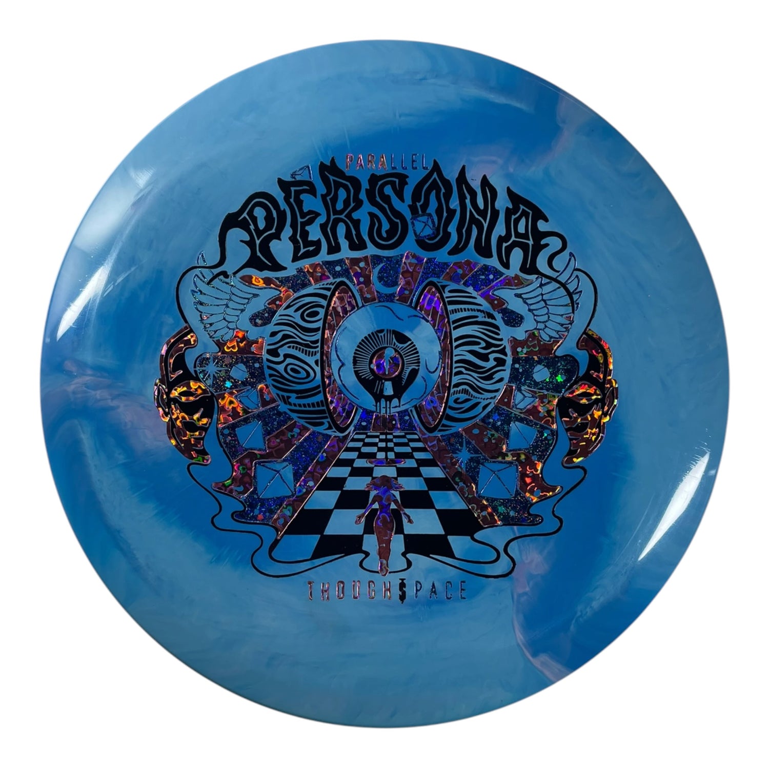 Thought Space Athletics Persona | Parallel | Blue/Hearts/Blue 160g Disc Golf